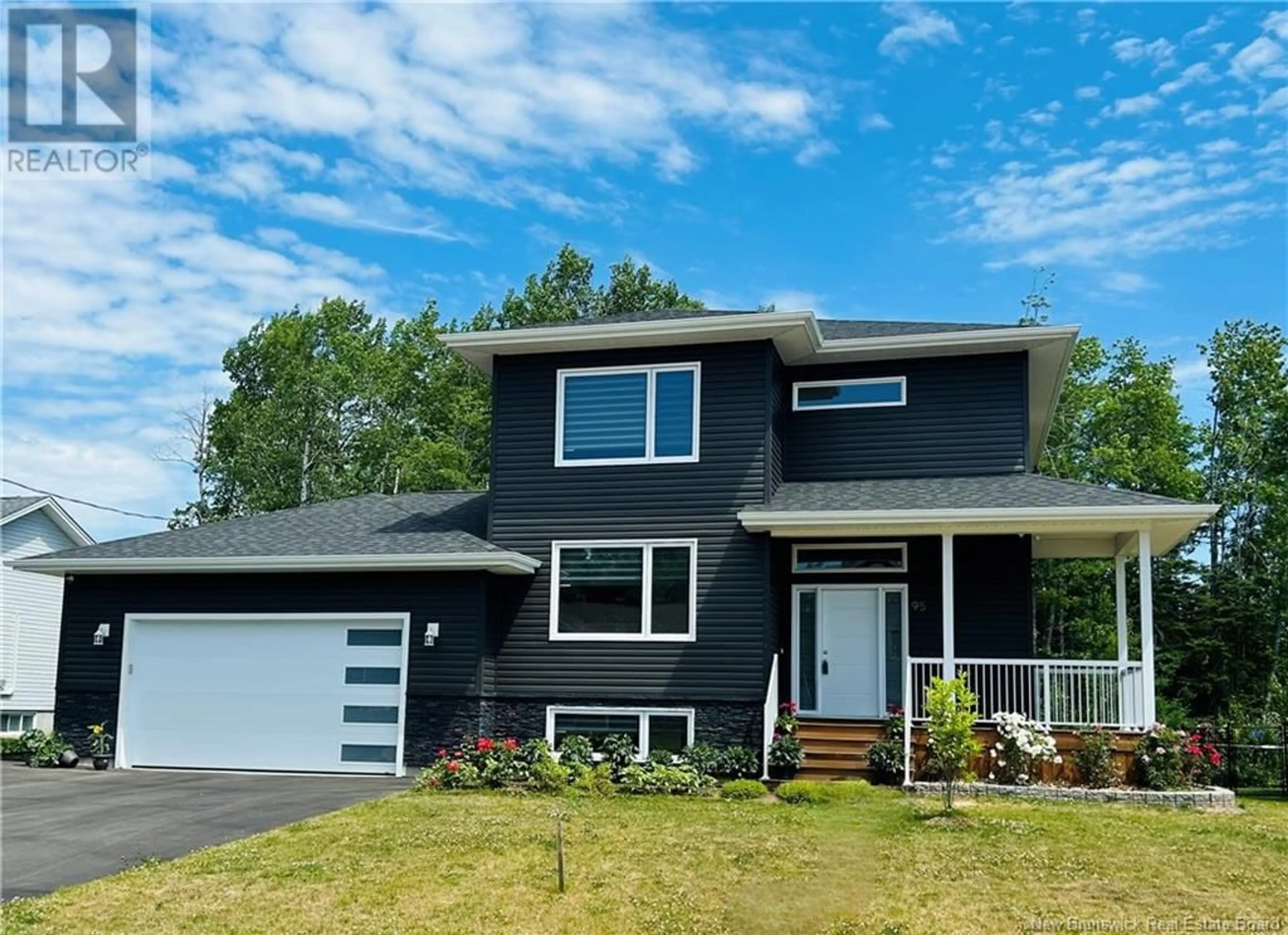 Home with vinyl exterior material, street for 95 SATARA DRIVE, Moncton New Brunswick E1G6A5