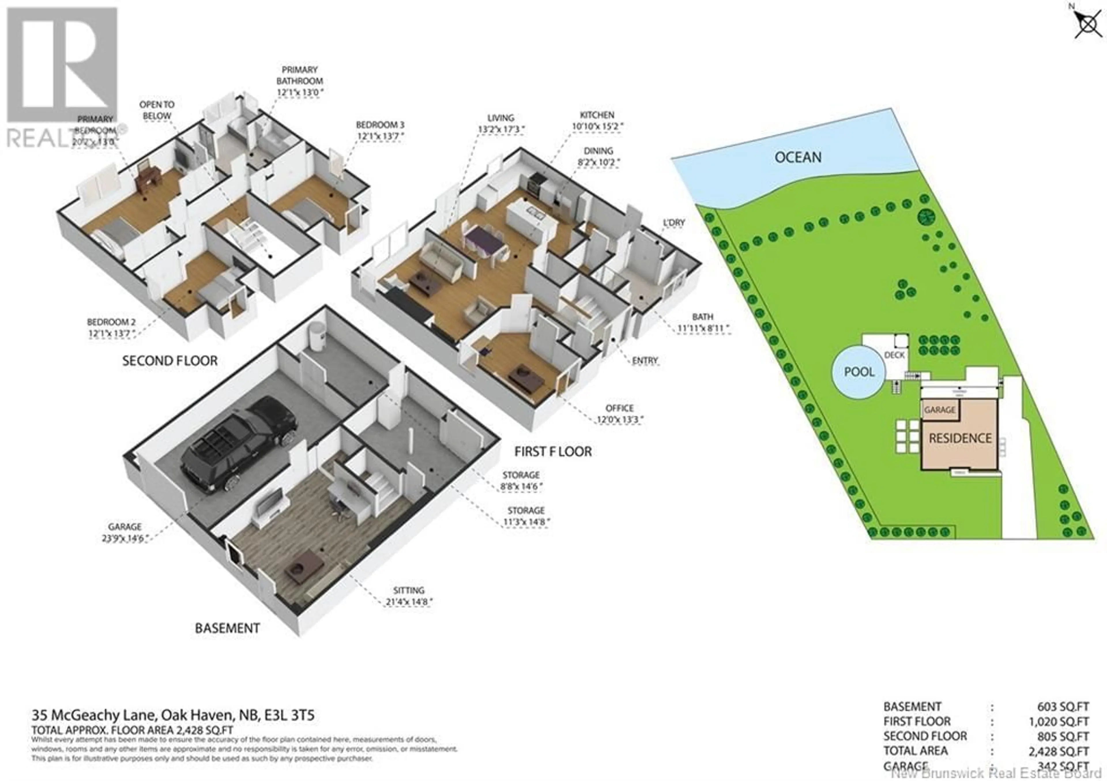 Floor plan for 35 MCGEACHY LANE, Oak Haven New Brunswick E3L3T5