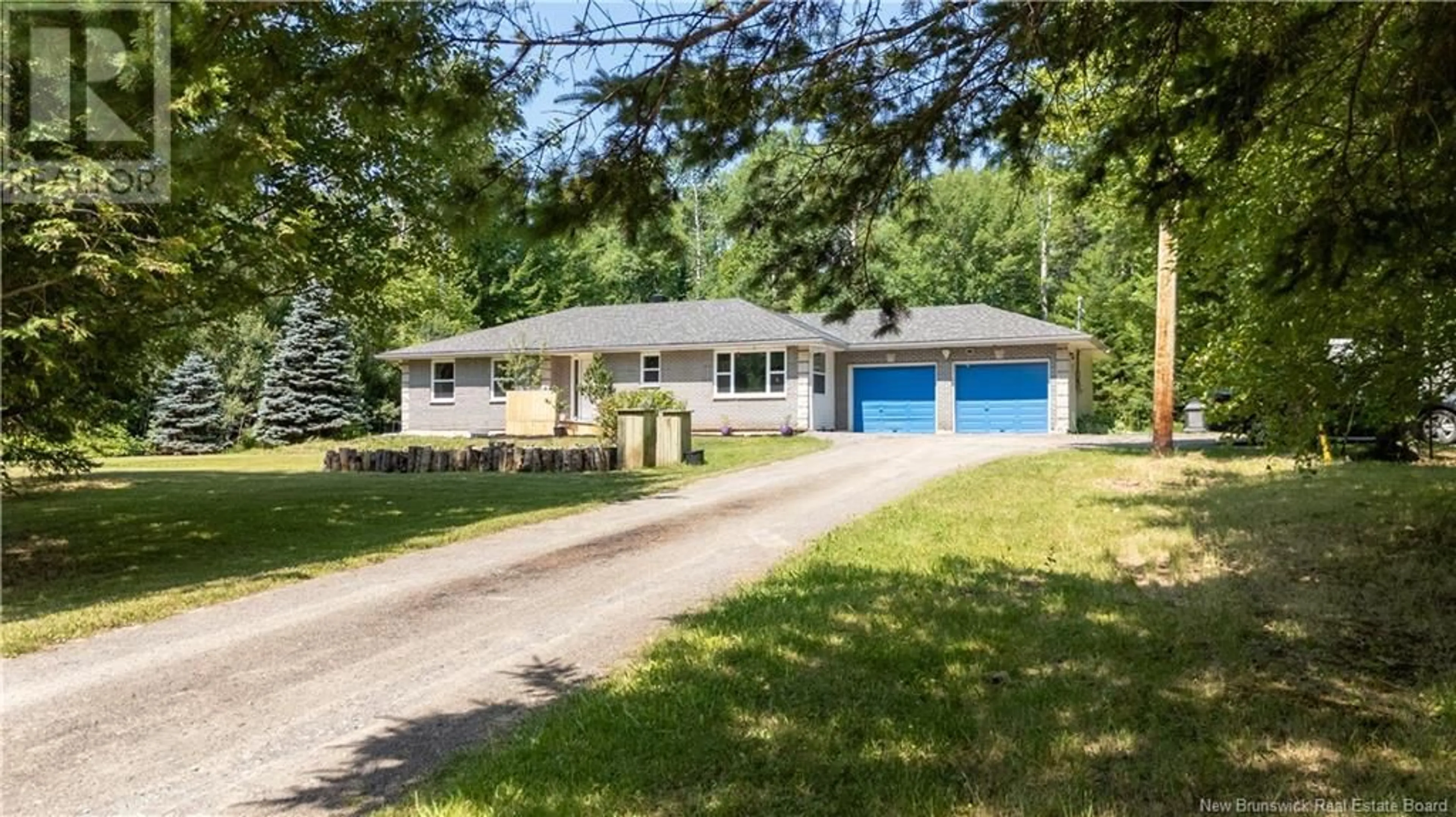 Home with vinyl exterior material, street for 2369 ROUTE 112, Upper Coverdale New Brunswick E1J2A7