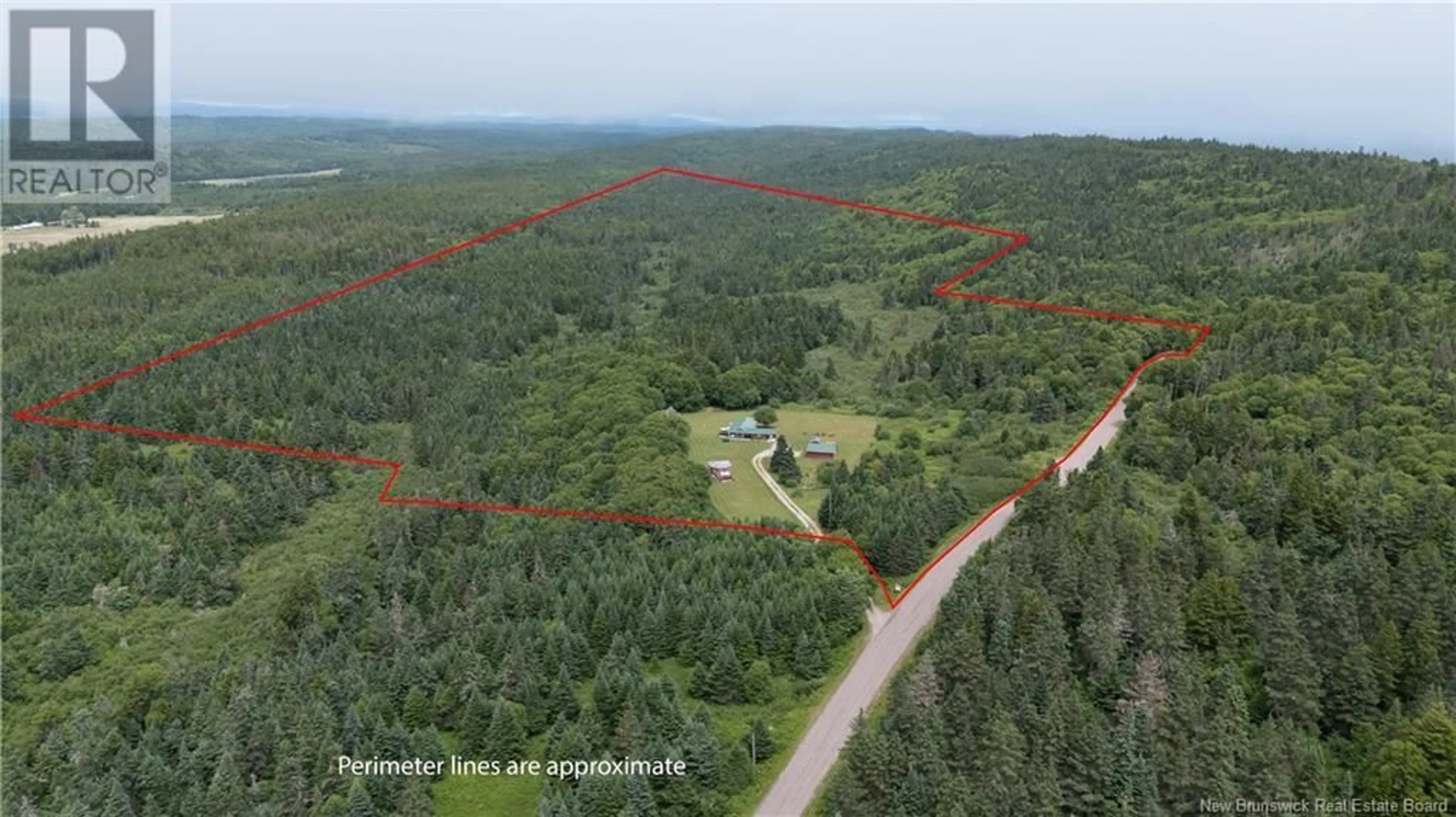A pic from outside/outdoor area/front of a property/back of a property/a pic from drone, forest/trees view for 279 CAPE ENRAGE ROAD, Waterside New Brunswick E4H4L2