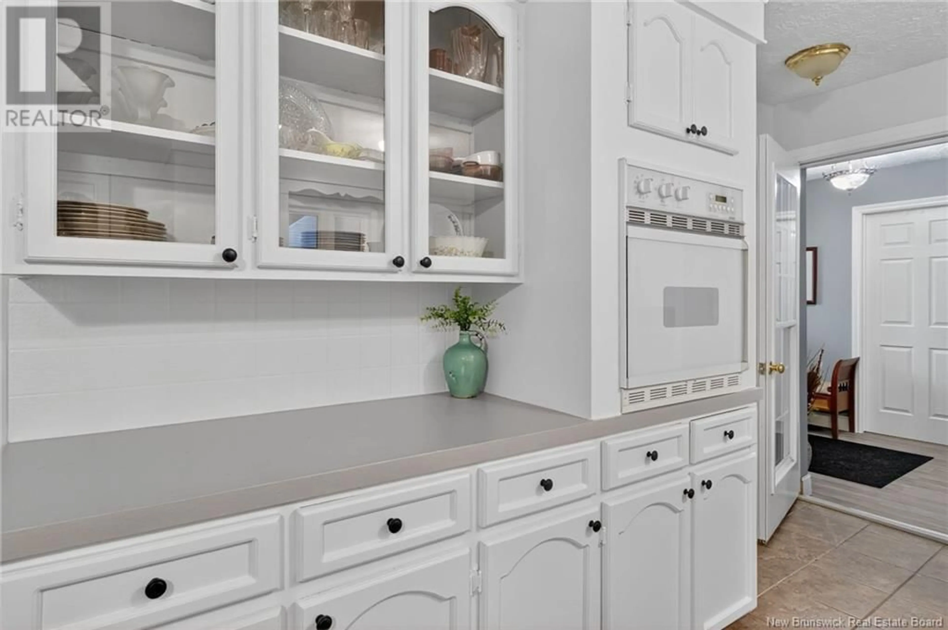 Open concept kitchen, ceramic/tile floor for 632 LEBLANC ROAD, Saint-Andre-LeBlanc New Brunswick E4P6B7