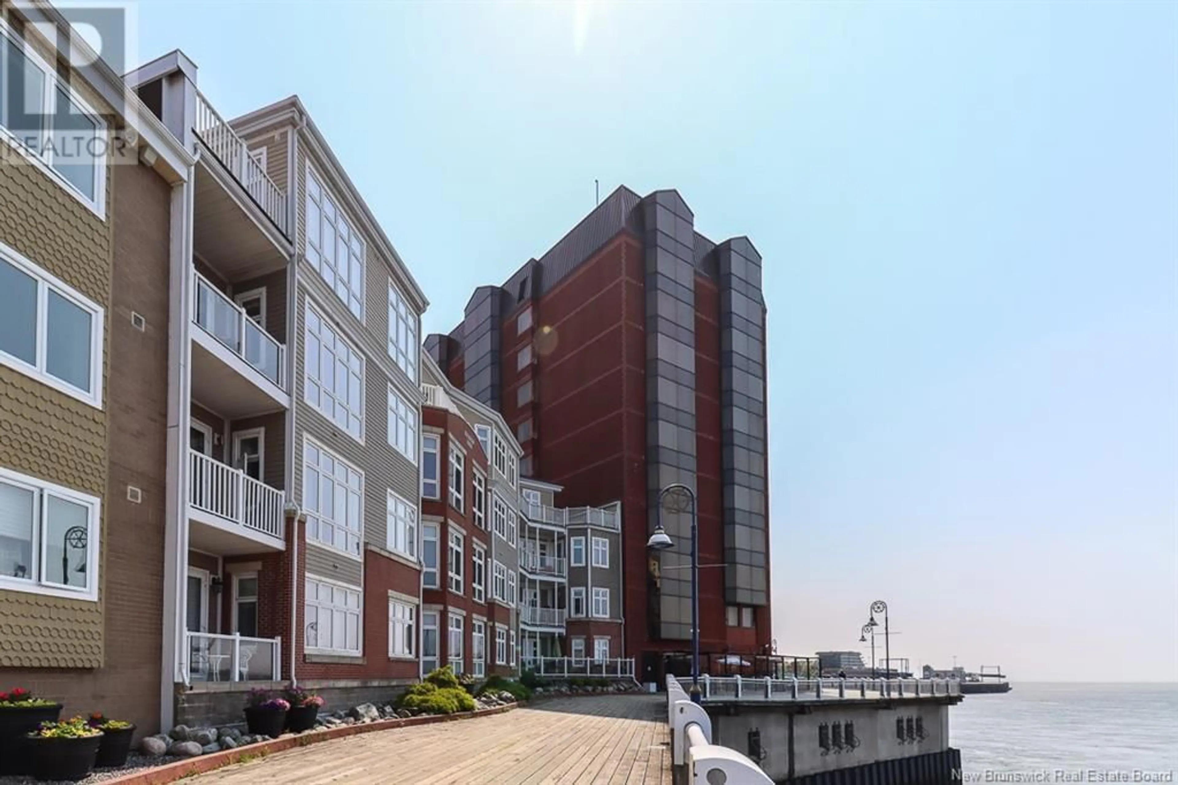 Patio, water/lake/river/ocean view for 303 - 65 SMYTHE, Saint John New Brunswick E2L0A1