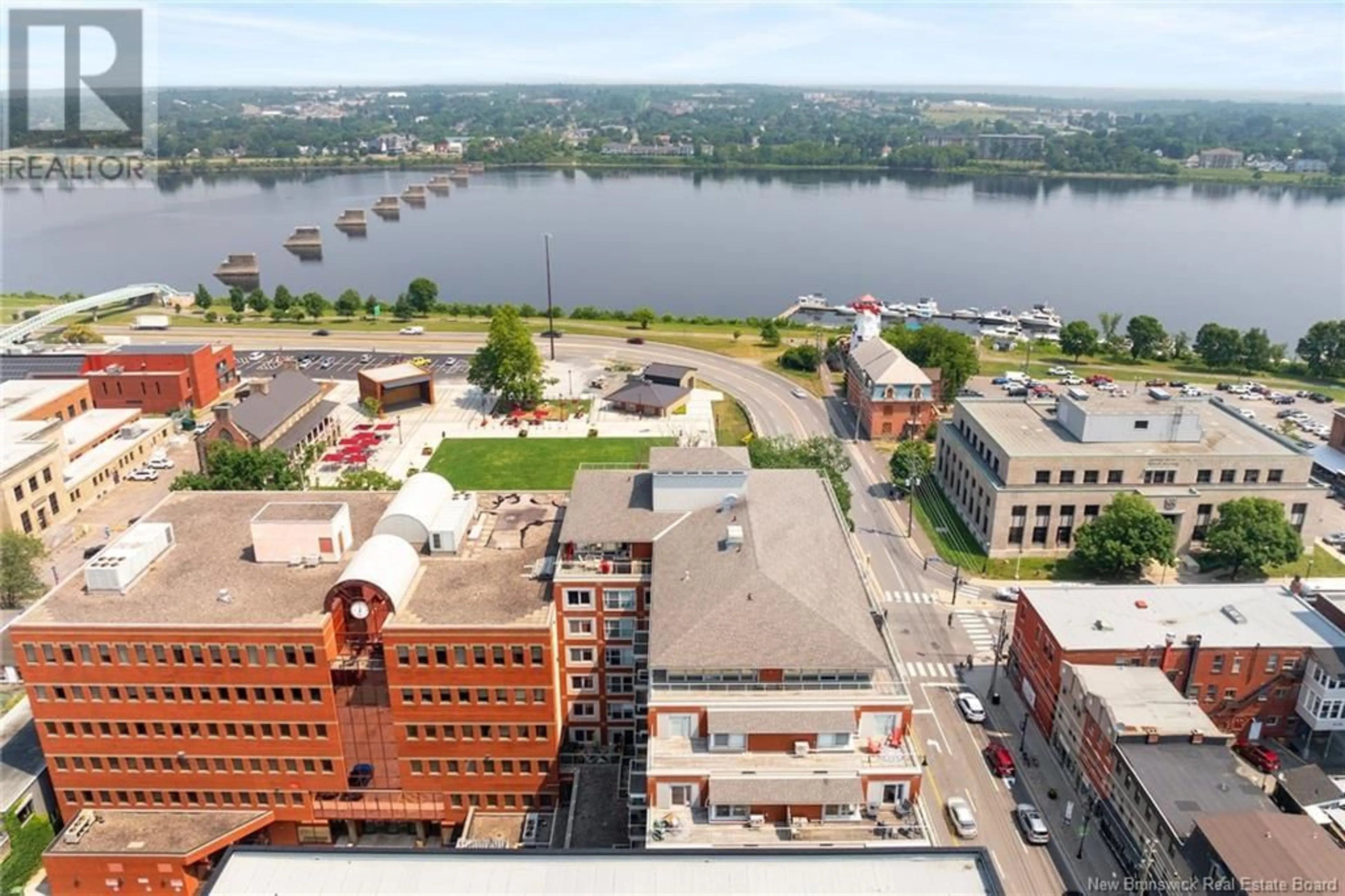 Patio, water/lake/river/ocean view for 507 - 590 QUEEN STREET, Fredericton New Brunswick E3B7H9