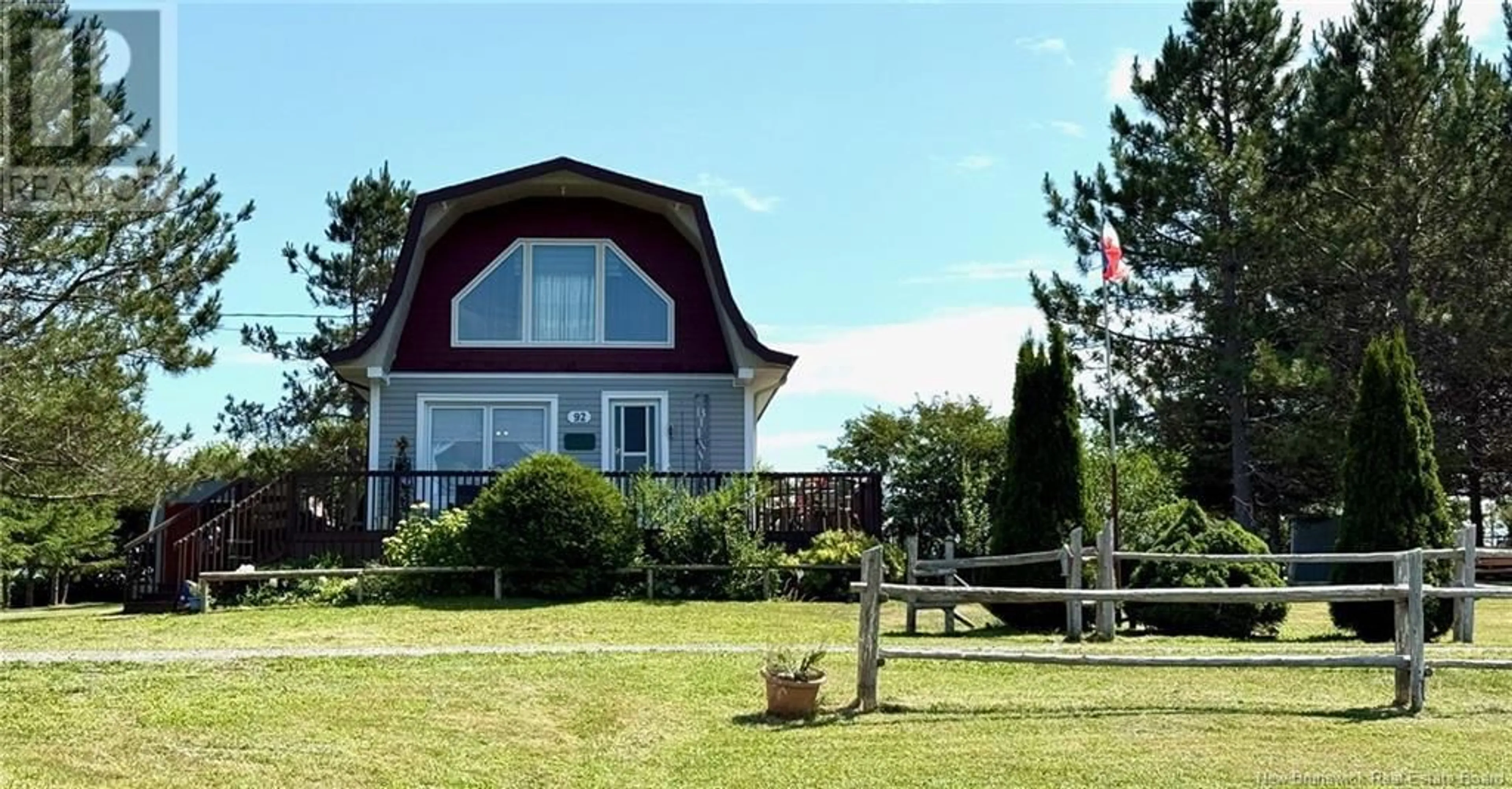 A pic from outside/outdoor area/front of a property/back of a property/a pic from drone, water/lake/river/ocean view for 92 ALLÉE MONICA ALLÉE, Pont-Lafrance New Brunswick E1X4N5