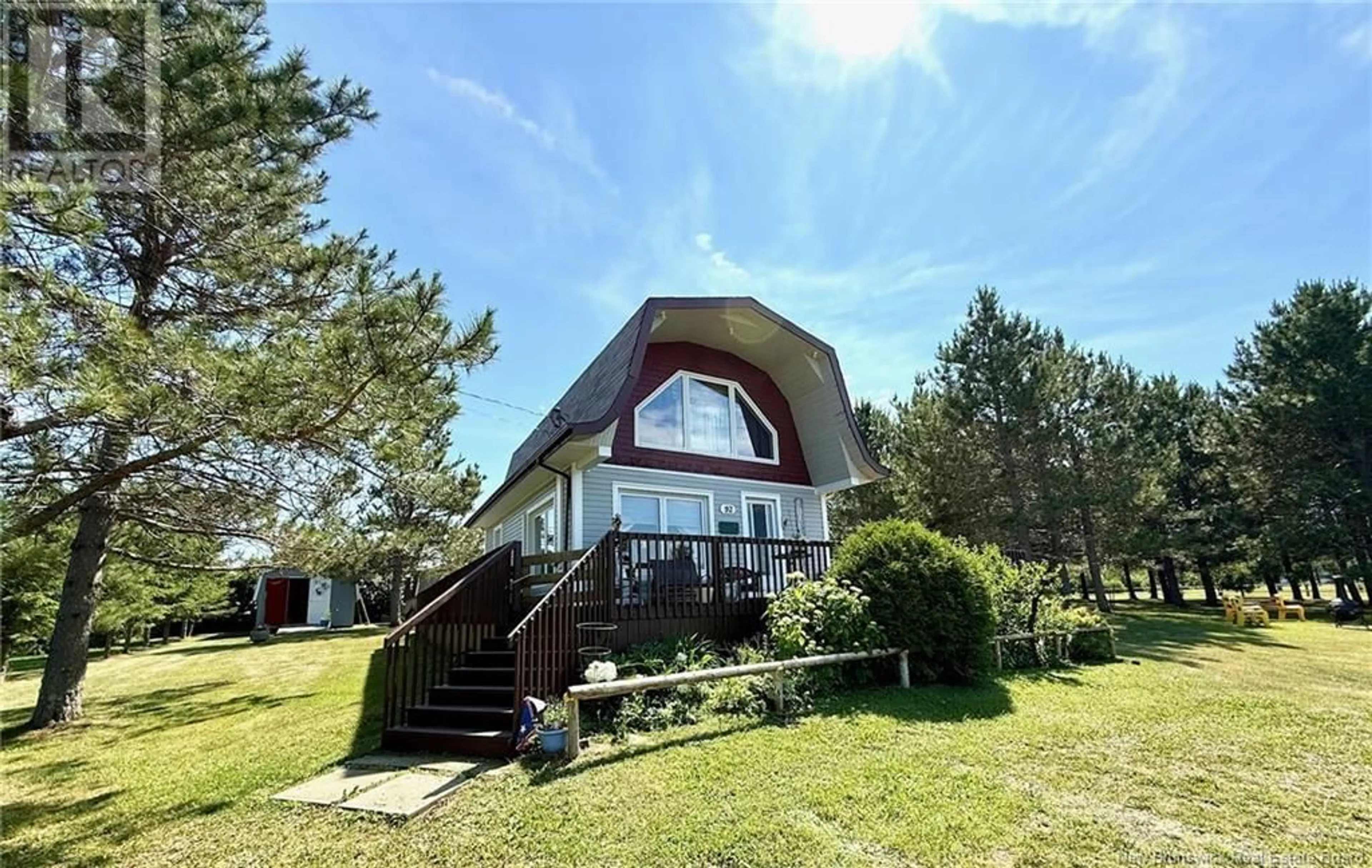 A pic from outside/outdoor area/front of a property/back of a property/a pic from drone, mountain view for 92 ALLÉE MONICA ALLÉE, Pont-Lafrance New Brunswick E1X4N5