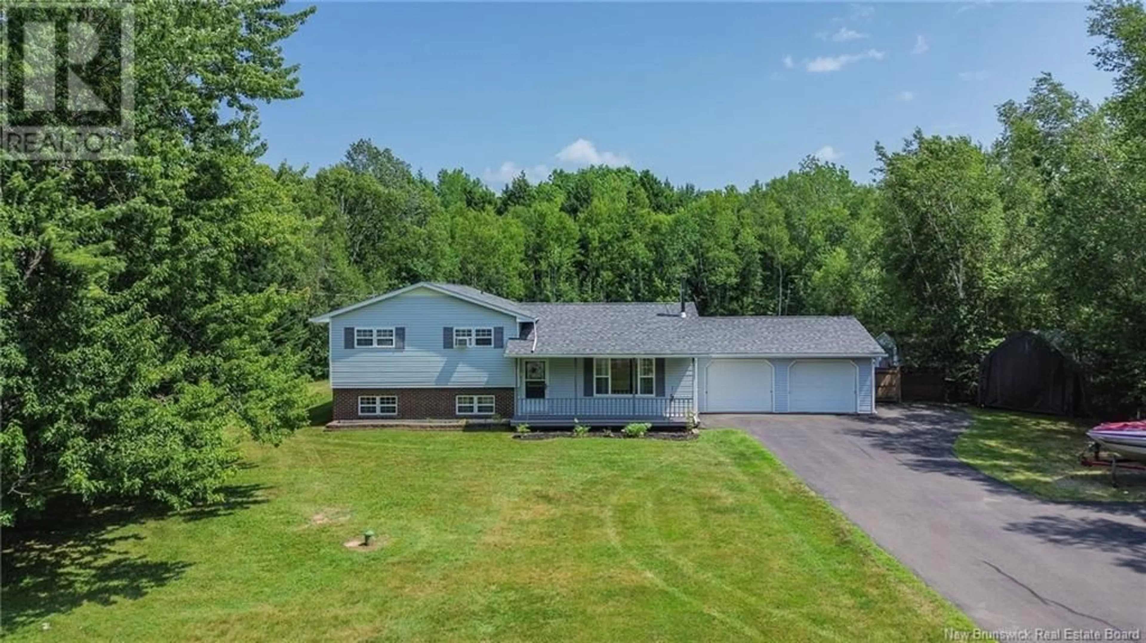 A pic from outside/outdoor area/front of a property/back of a property/a pic from drone, unknown for 49 BURTON EVERGREEN DRIVE, Burton New Brunswick E2V3E4