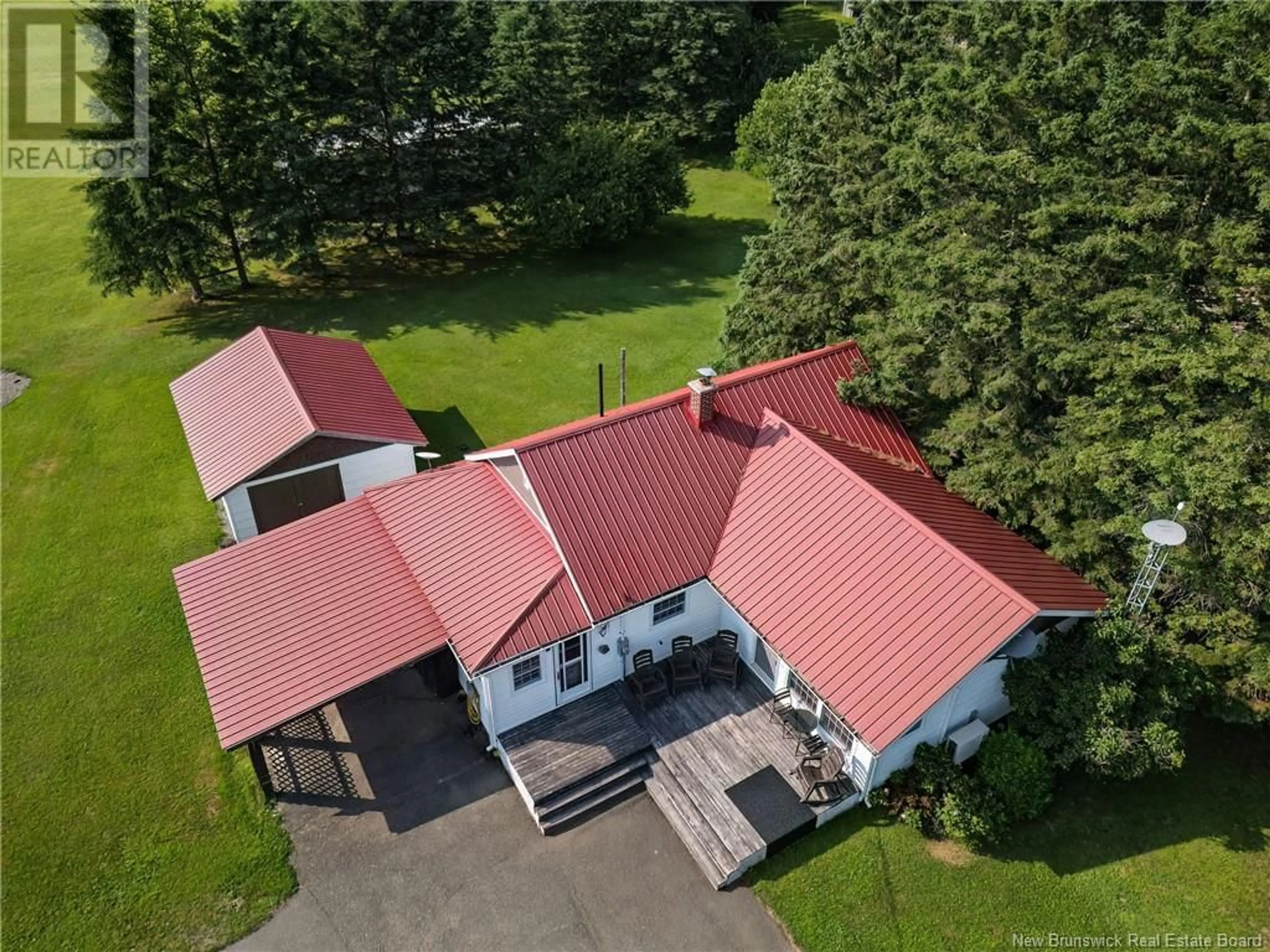A pic from outside/outdoor area/front of a property/back of a property/a pic from drone, building for 153 RILEY BROOK NORTH, Riley Brook New Brunswick E7G2P2