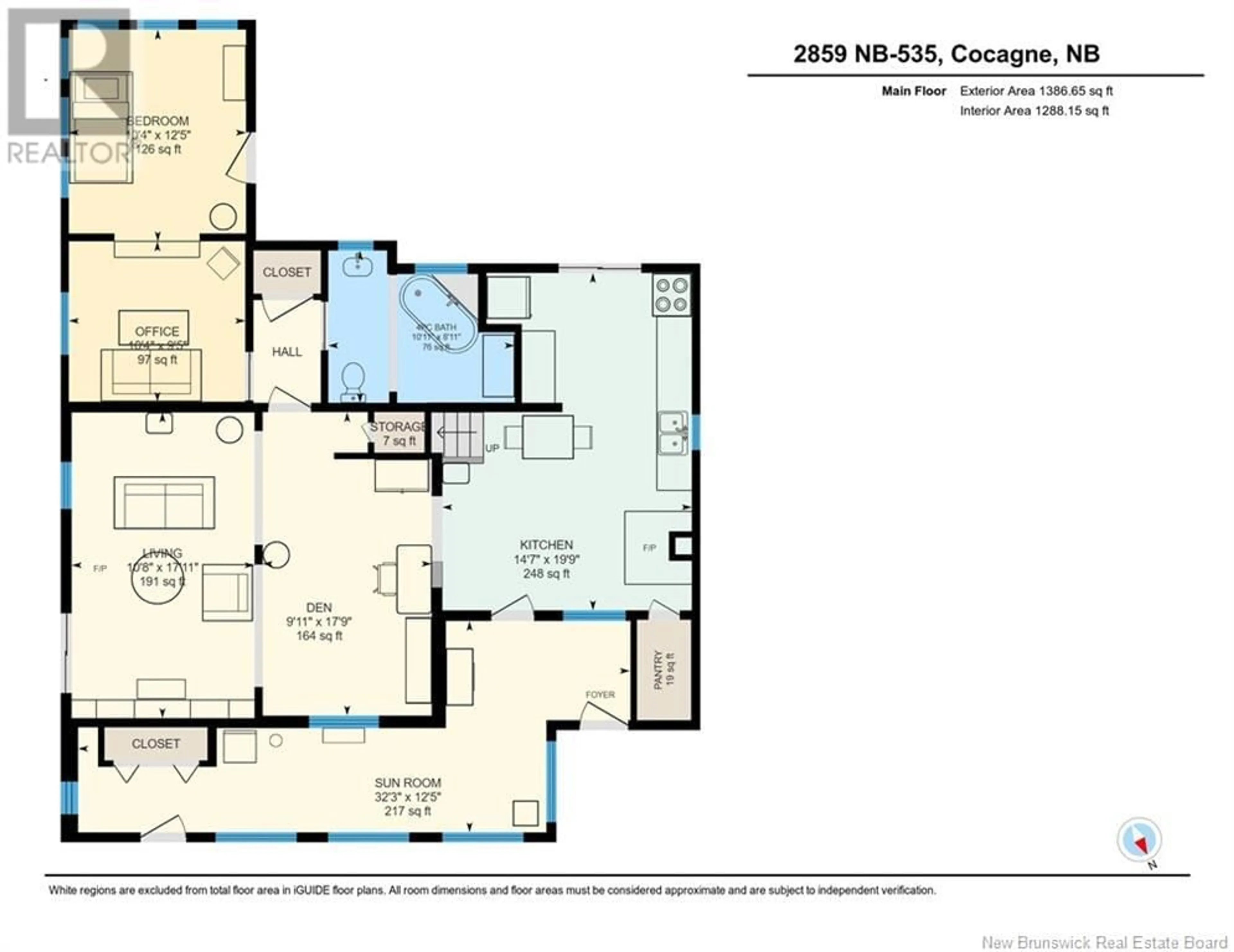Floor plan for 2859 ROUTE 535, Cocagne New Brunswick E4R3E2