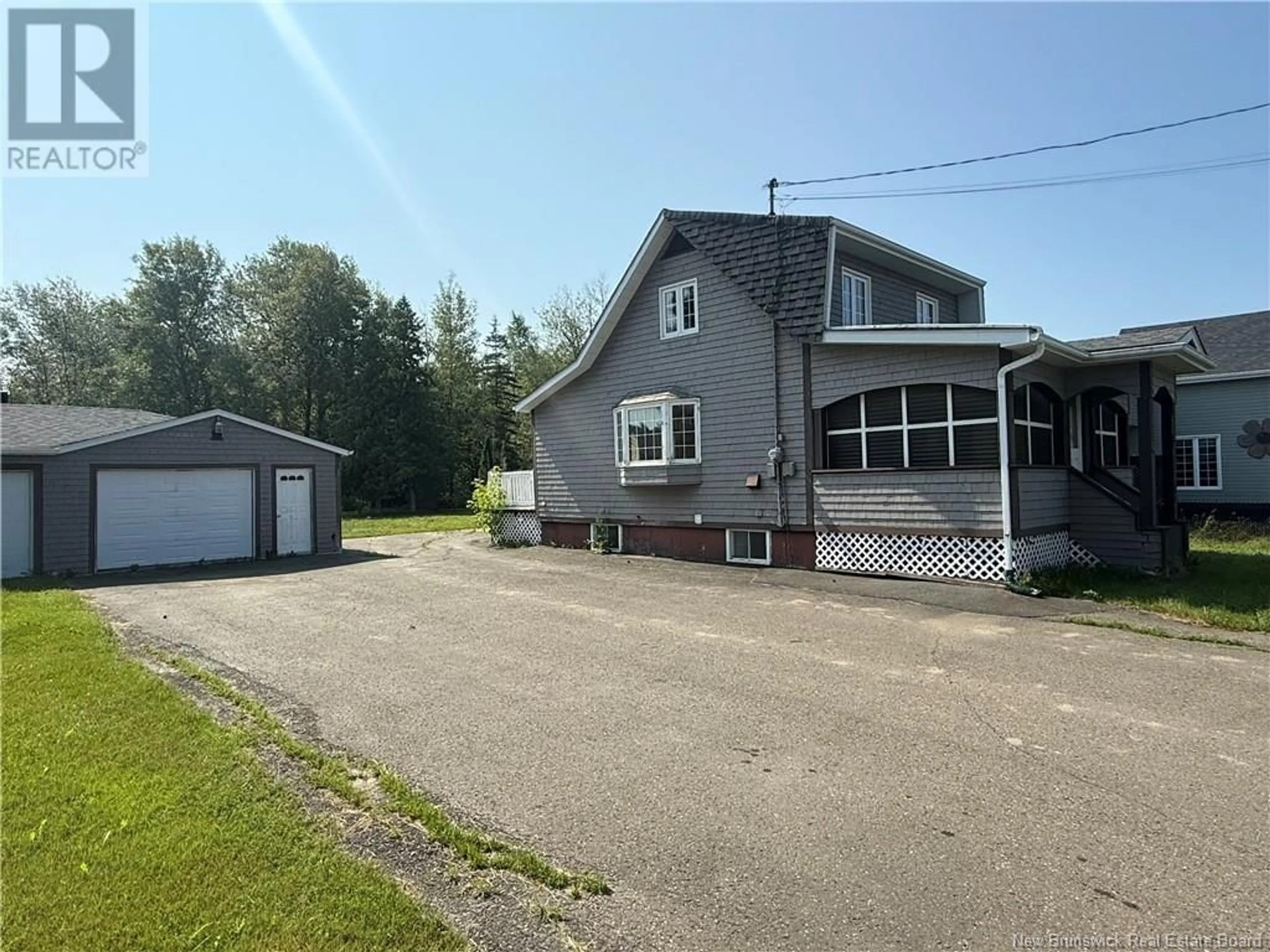 A pic from outside/outdoor area/front of a property/back of a property/a pic from drone, street for 120 DRUMMOND STATION ROAD, Drummond New Brunswick E3Y1W3