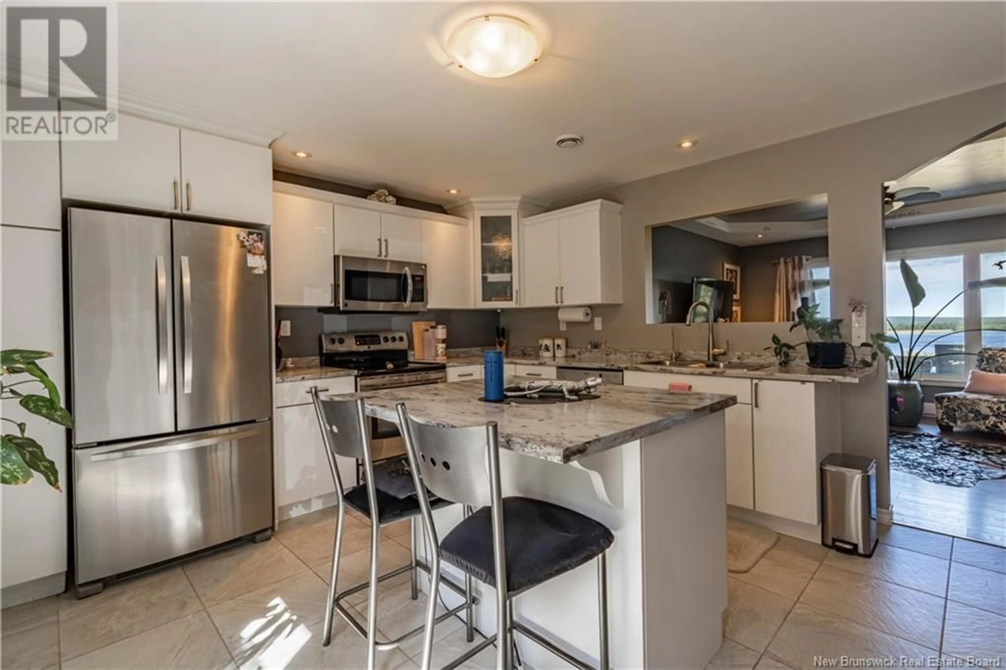 Open concept kitchen, ceramic/tile floor for 1330 ROUTE 705, Wickham New Brunswick E5T3W1