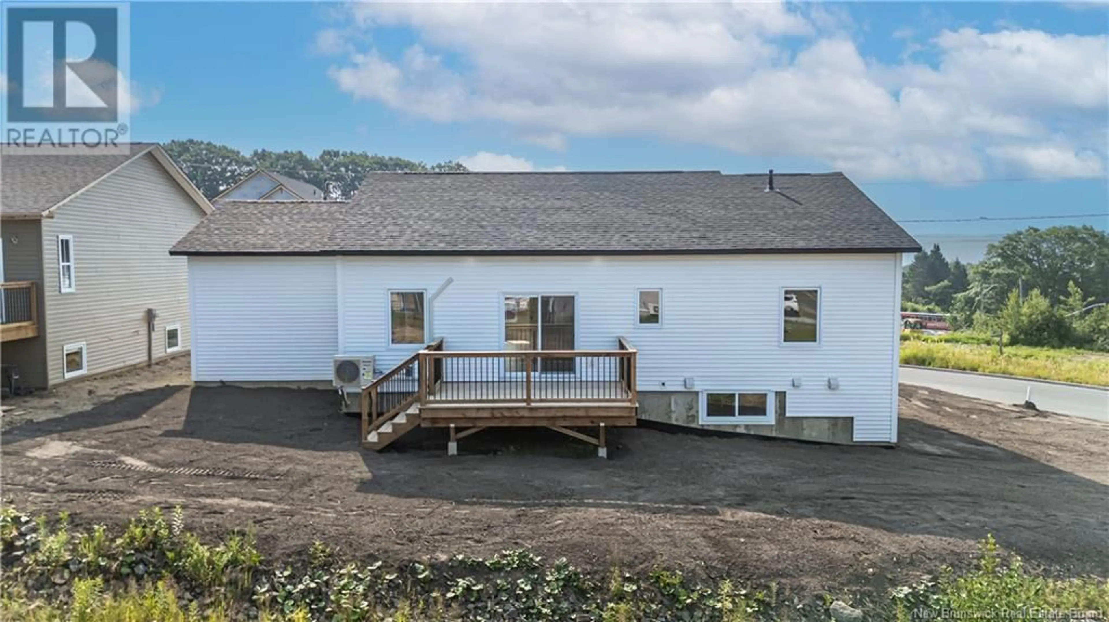 A pic from outside/outdoor area/front of a property/back of a property/a pic from drone, building for 201 GILRIDGE DRIVE, Fredericton New Brunswick E3G9W7