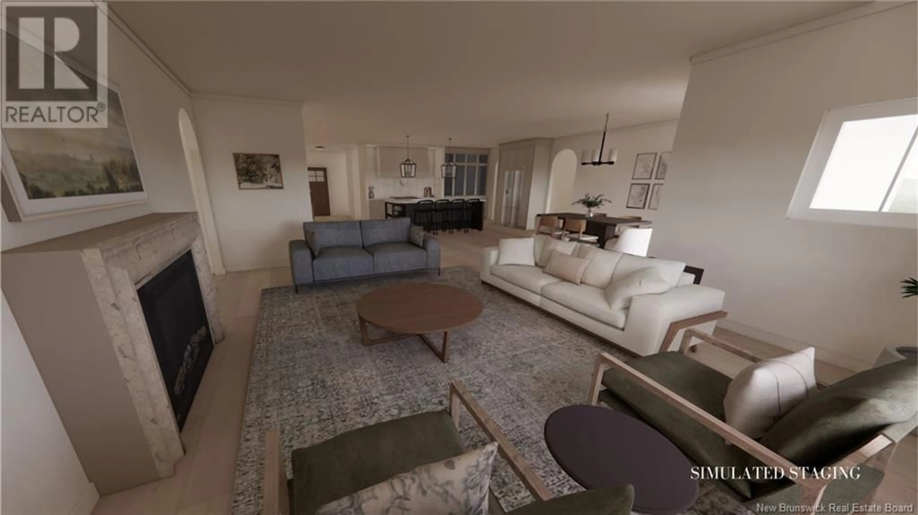 Living room with furniture, unknown for 80 STONEHILL LANE, Fredericton New Brunswick E3G0A1
