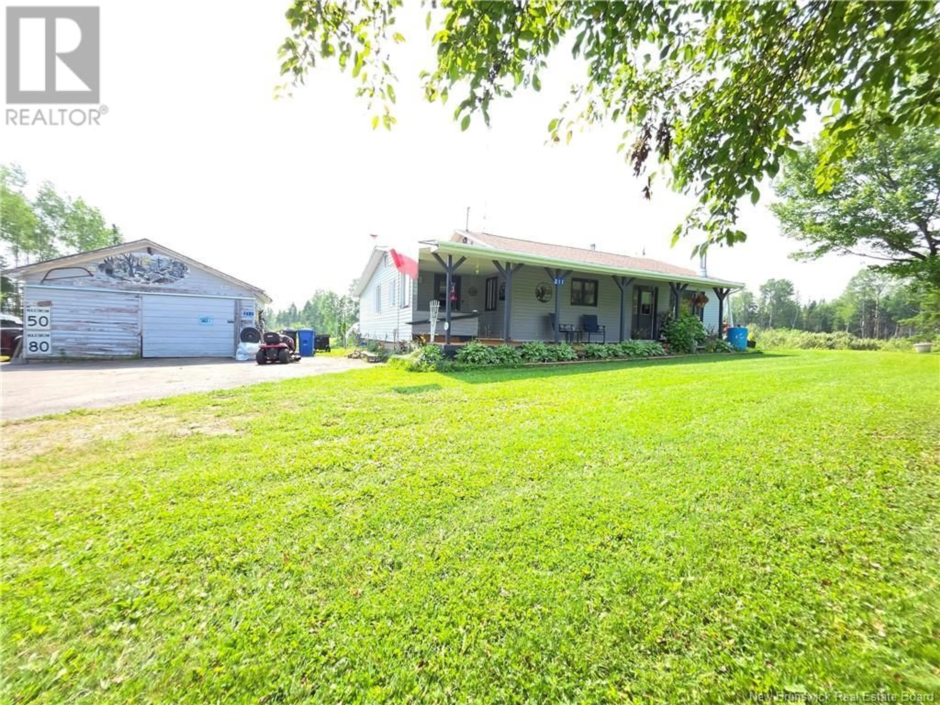 A pic from outside/outdoor area/front of a property/back of a property/a pic from drone, unknown for 211 ROUTE 395, Mclaughlin New Brunswick E7G3T7