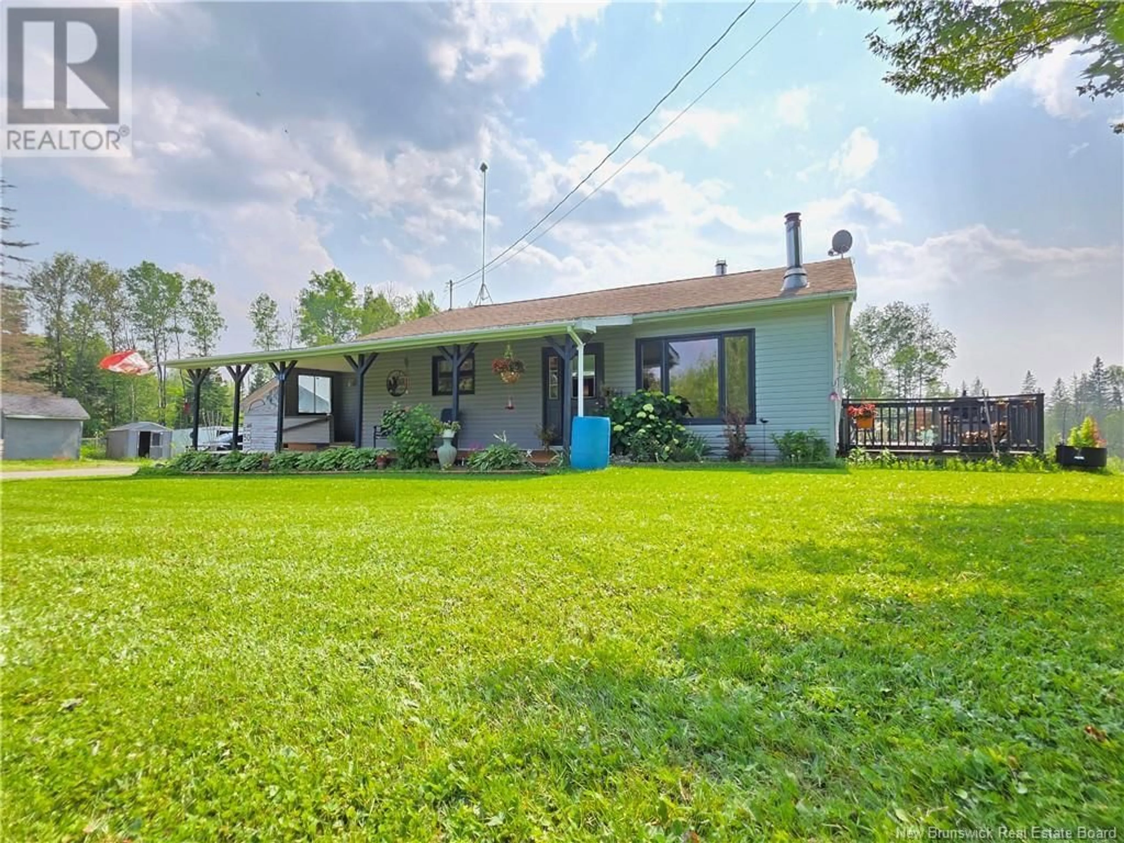 A pic from outside/outdoor area/front of a property/back of a property/a pic from drone, street for 211 ROUTE 395, Mclaughlin New Brunswick E7G3T7