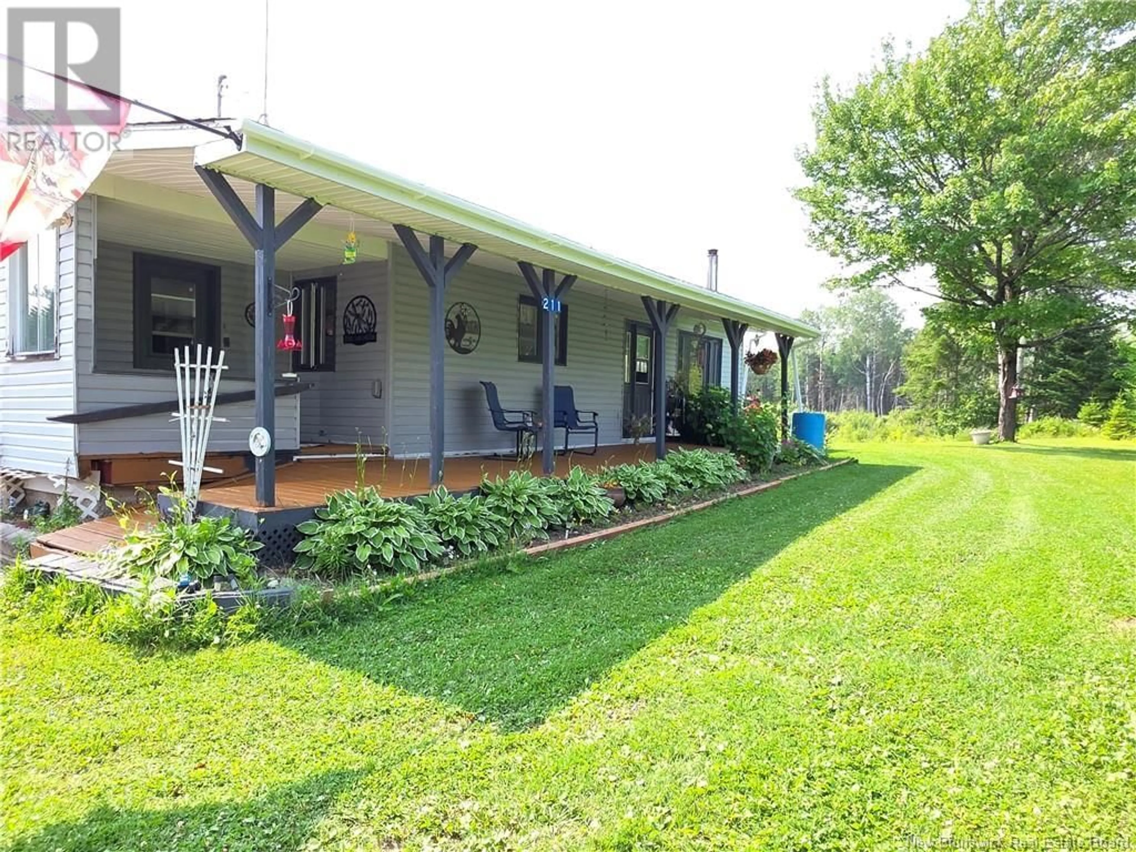 A pic from outside/outdoor area/front of a property/back of a property/a pic from drone, street for 211 ROUTE 395, Mclaughlin New Brunswick E7G3T7