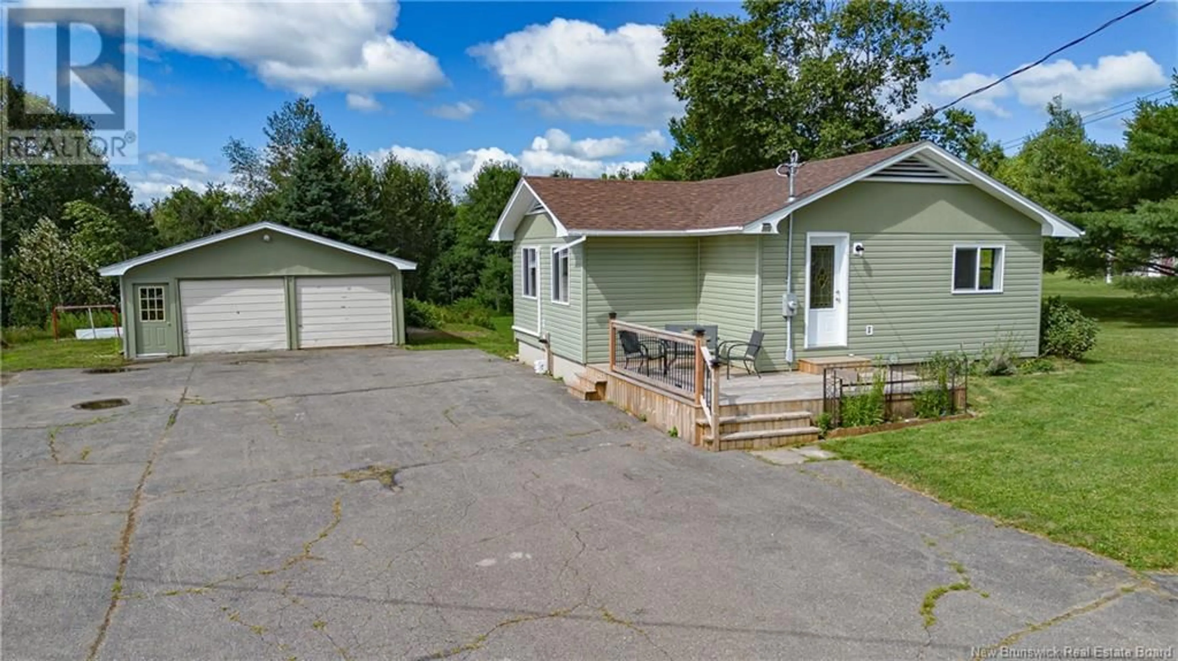 A pic from outside/outdoor area/front of a property/back of a property/a pic from drone, street for 3973 RTE 104, Millville New Brunswick E6G1S6