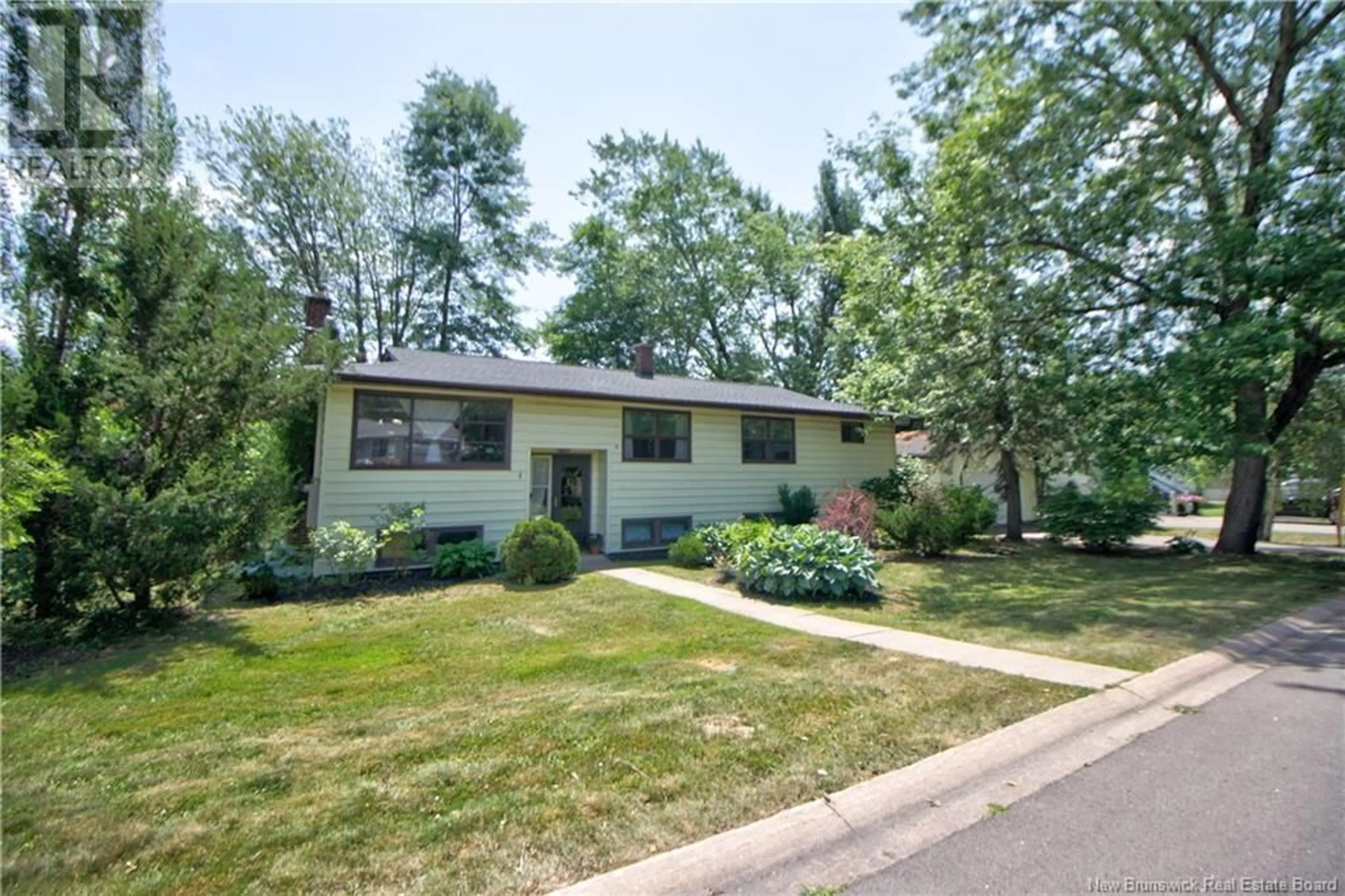Home with vinyl exterior material, street for 1 PITT STREET, Riverview New Brunswick E1B2Y9