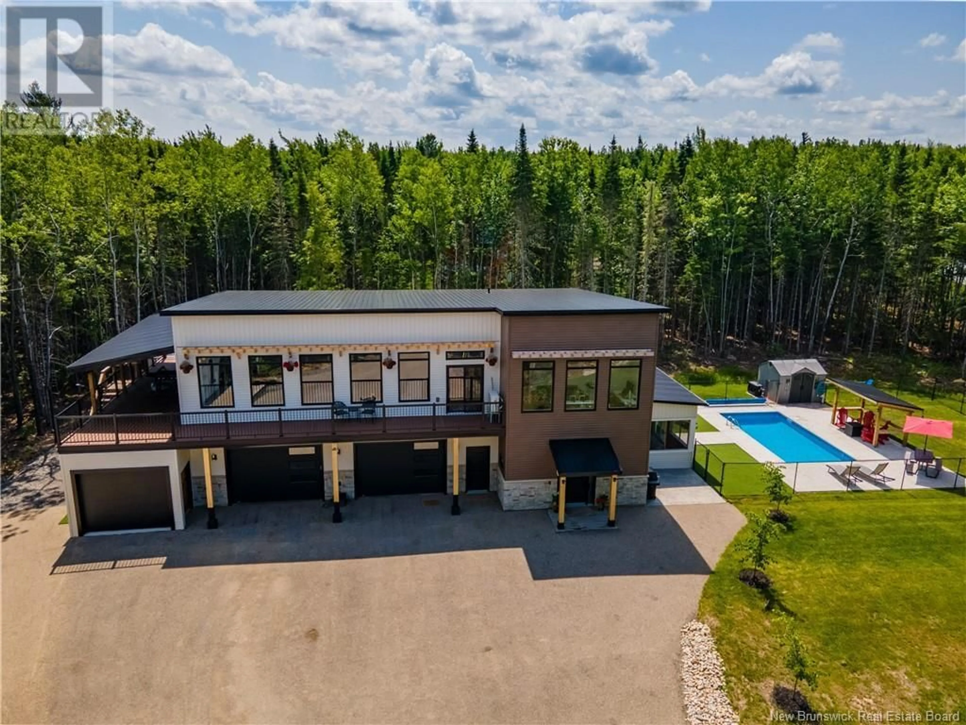 A pic from outside/outdoor area/front of a property/back of a property/a pic from drone, building for 181 NIAGARA ROAD, Lower Coverdale New Brunswick E1J1H8