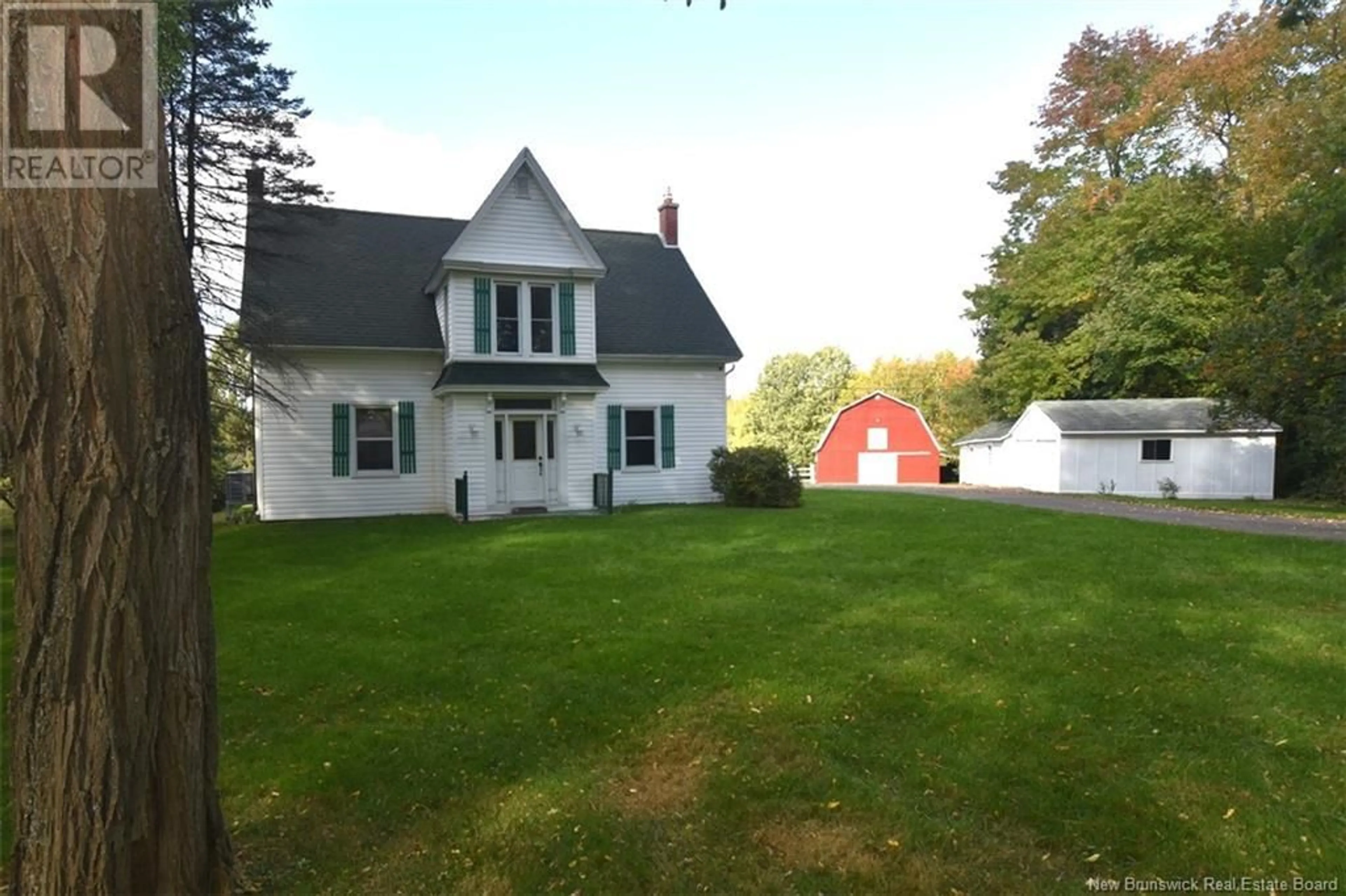 A pic from outside/outdoor area/front of a property/back of a property/a pic from drone, street for 3175 WOODSTOCK ROAD, Fredericton New Brunswick E3C1R2