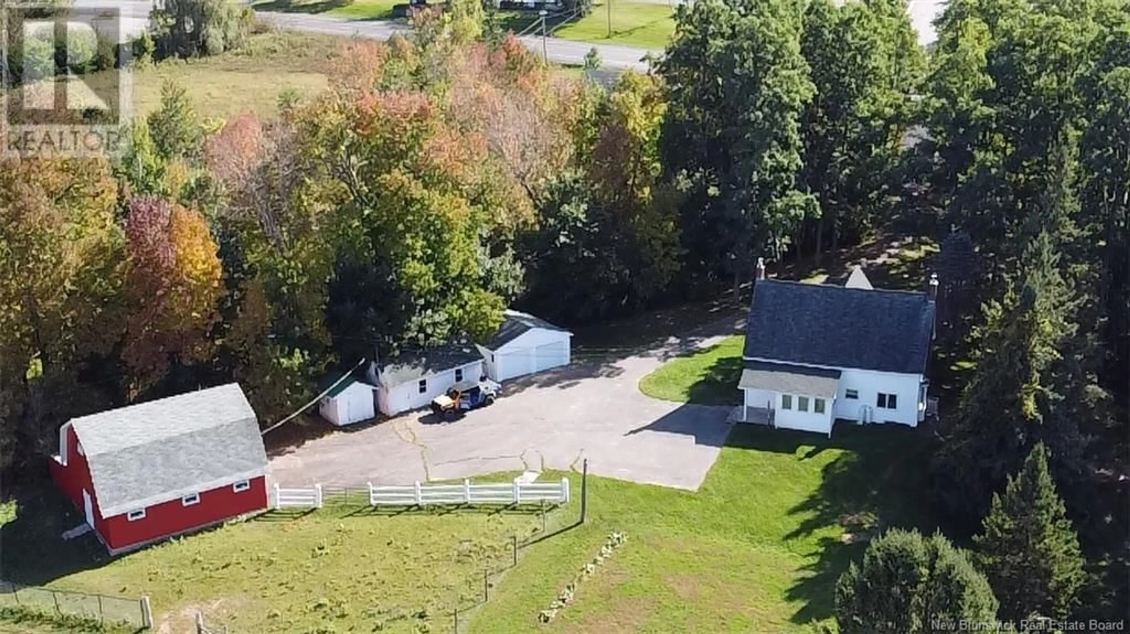 A pic from outside/outdoor area/front of a property/back of a property/a pic from drone, unknown for 3175 WOODSTOCK ROAD, Fredericton New Brunswick E3C1R2
