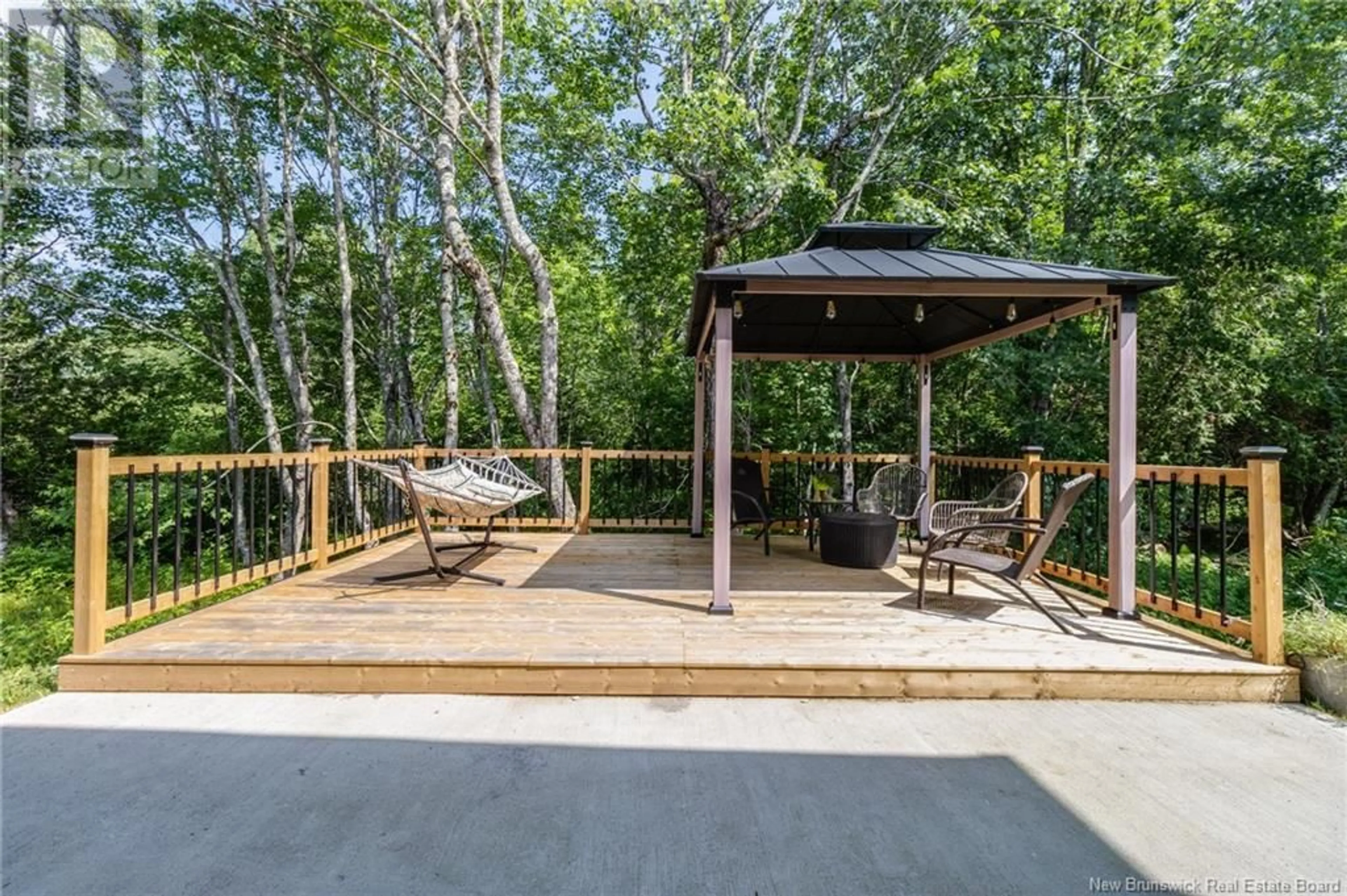 Patio, forest/trees view for 20 APPLE LANE, Keswick Ridge New Brunswick E6L1P6
