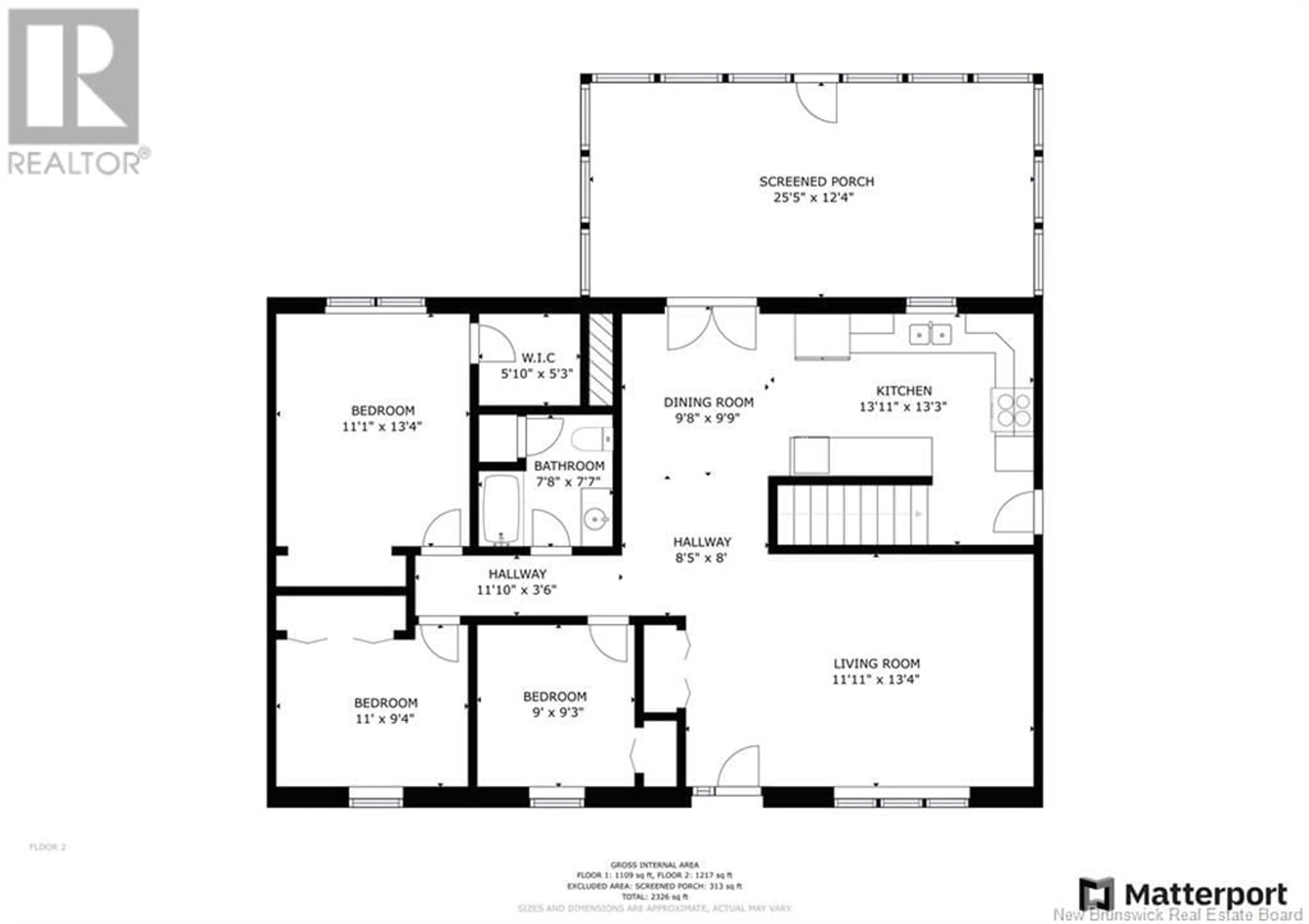 Floor plan for 5671 ROUTE 106, Frosty Hollow New Brunswick E4L2E4