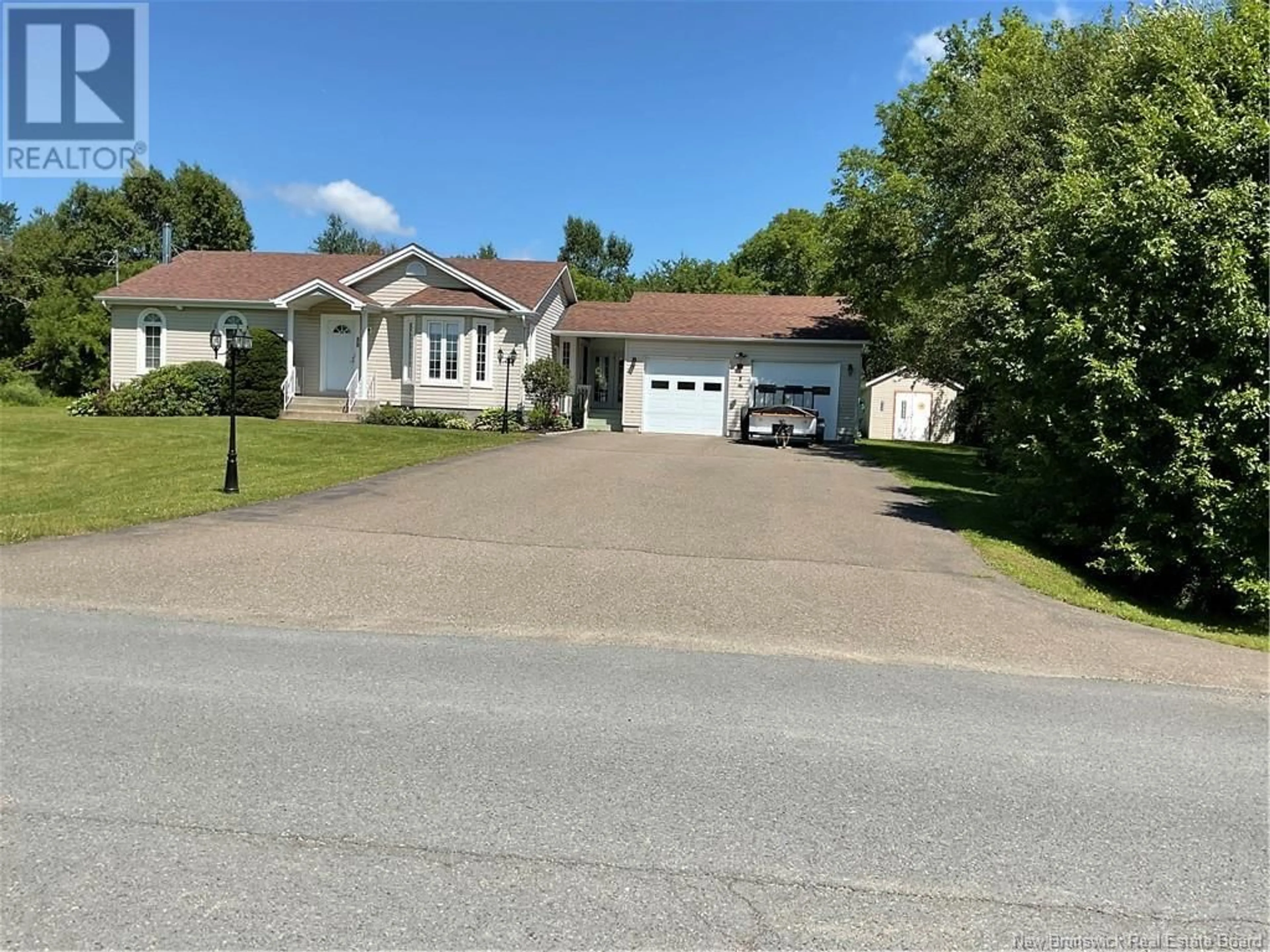 A pic from outside/outdoor area/front of a property/back of a property/a pic from drone, street for 39 BIRCHWOOD STREET, Perth-Andover New Brunswick E7H1M7