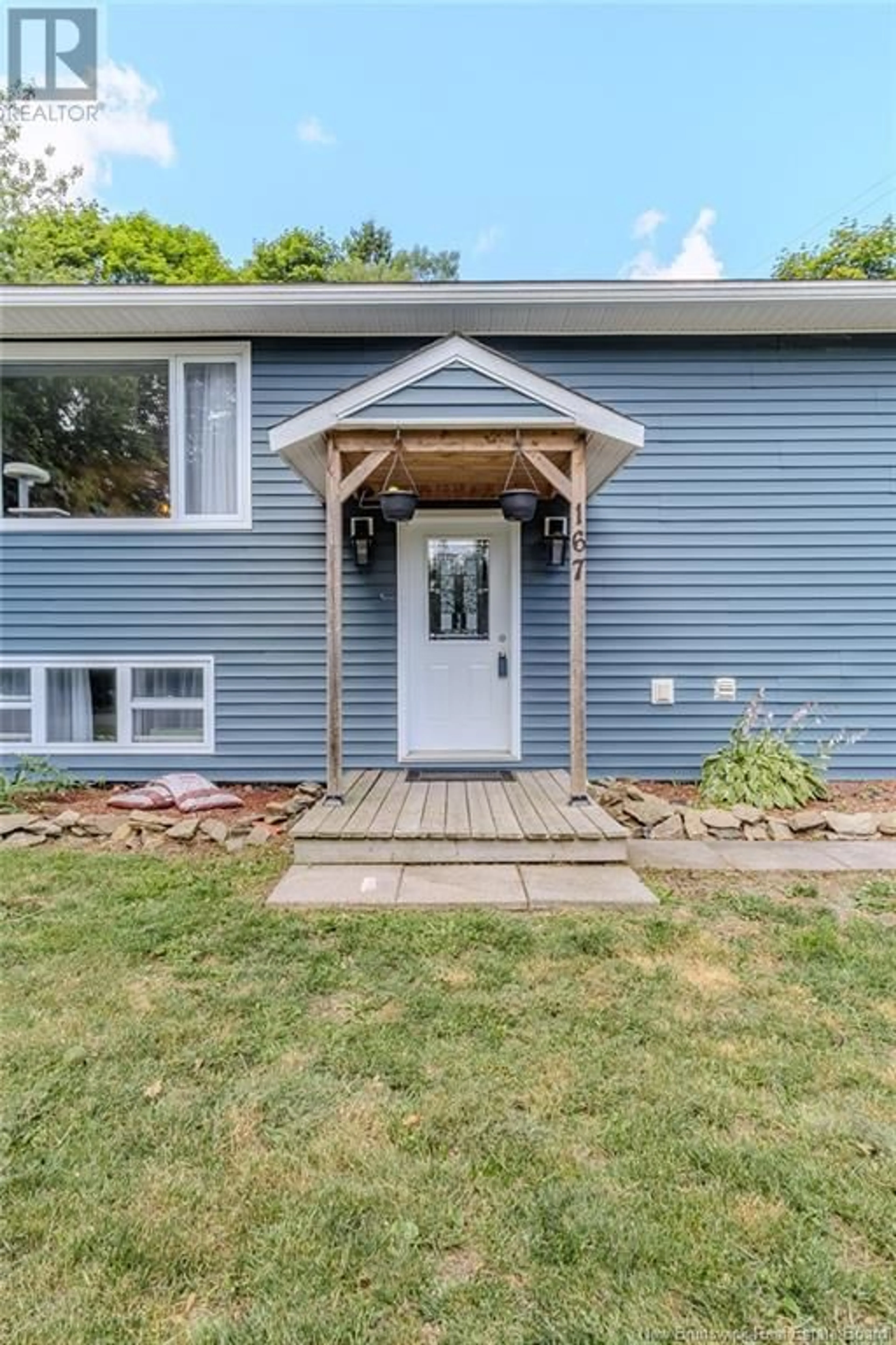 Home with vinyl exterior material, street for 167 GEORGE STREET, Grand Bay-Westfield New Brunswick E5K2H5