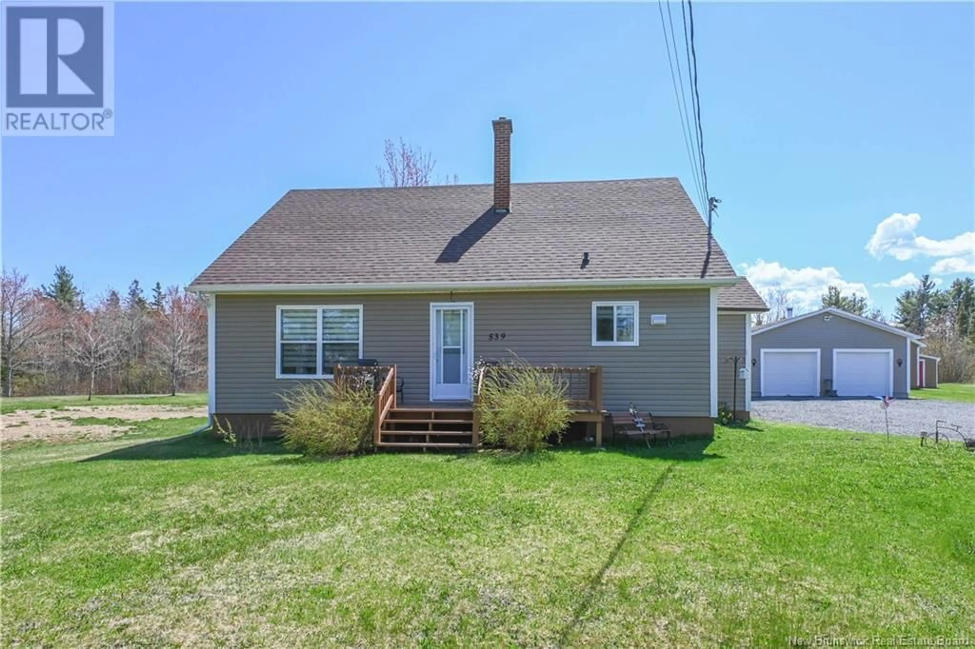 Home with vinyl exterior material, street for 539 SAINT-AMATEUR ROAD, Trudel New Brunswick E8R1P3