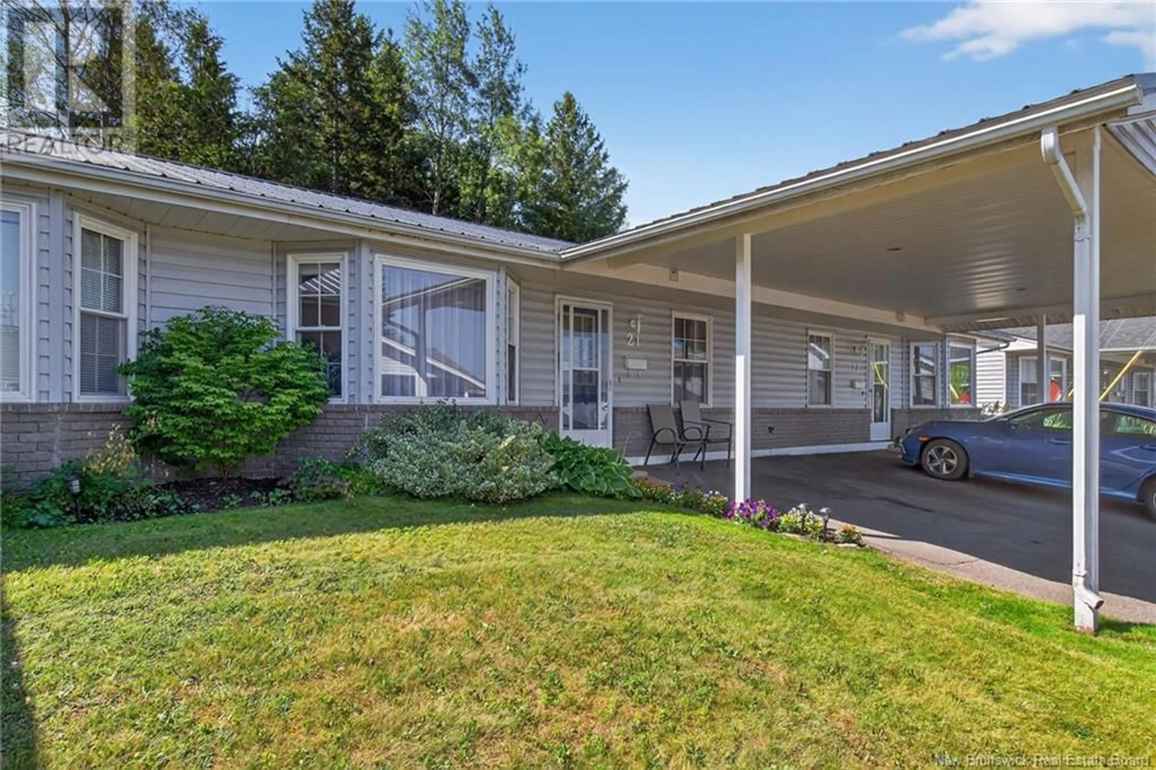 Home with vinyl exterior material, street for 21 - 47 BIGGS, Riverview New Brunswick E1B3Y8