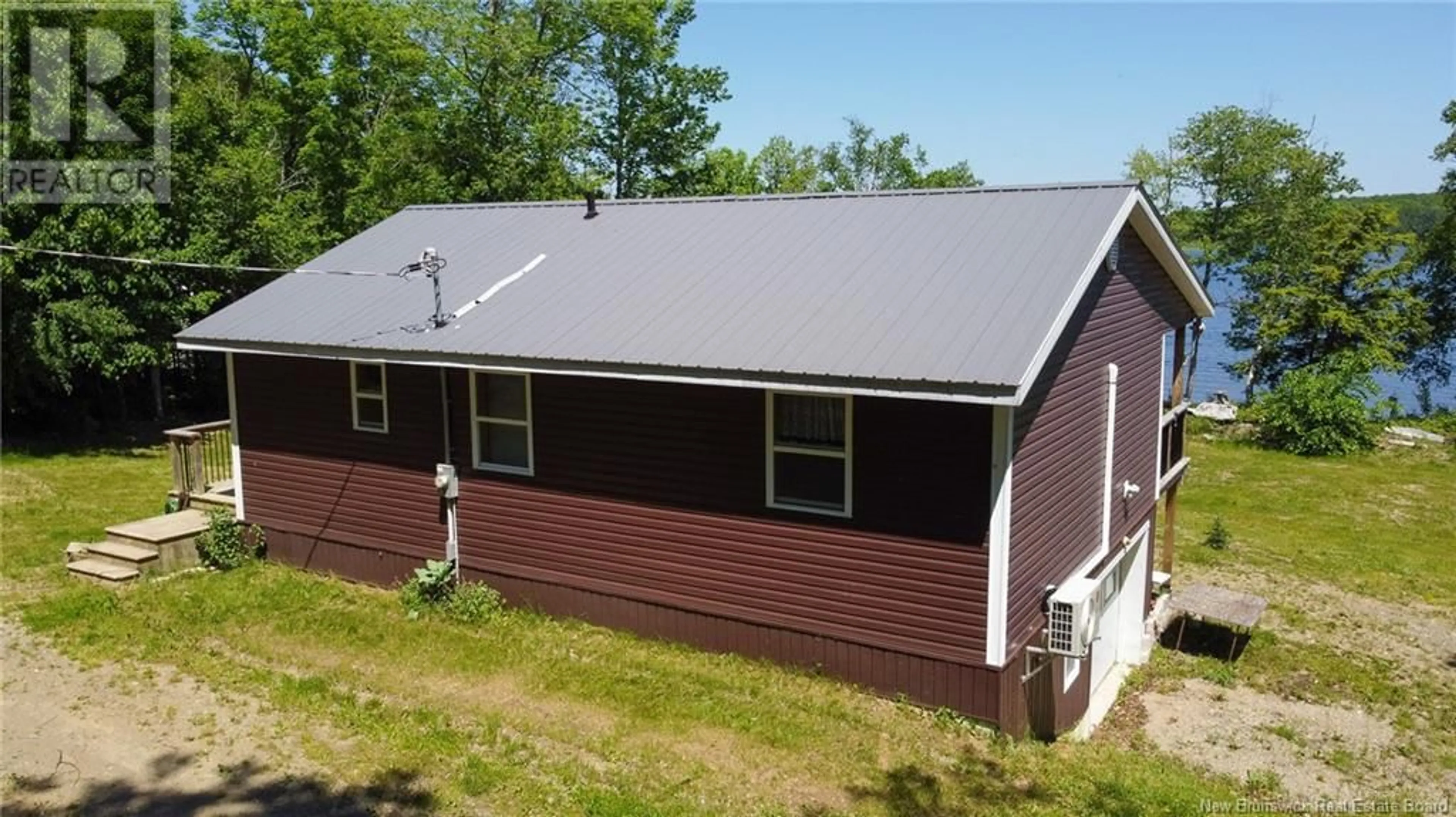 A pic from outside/outdoor area/front of a property/back of a property/a pic from drone, building for Lot - 12-04 TANNA LANE, First Eel Lake New Brunswick E7N2N9