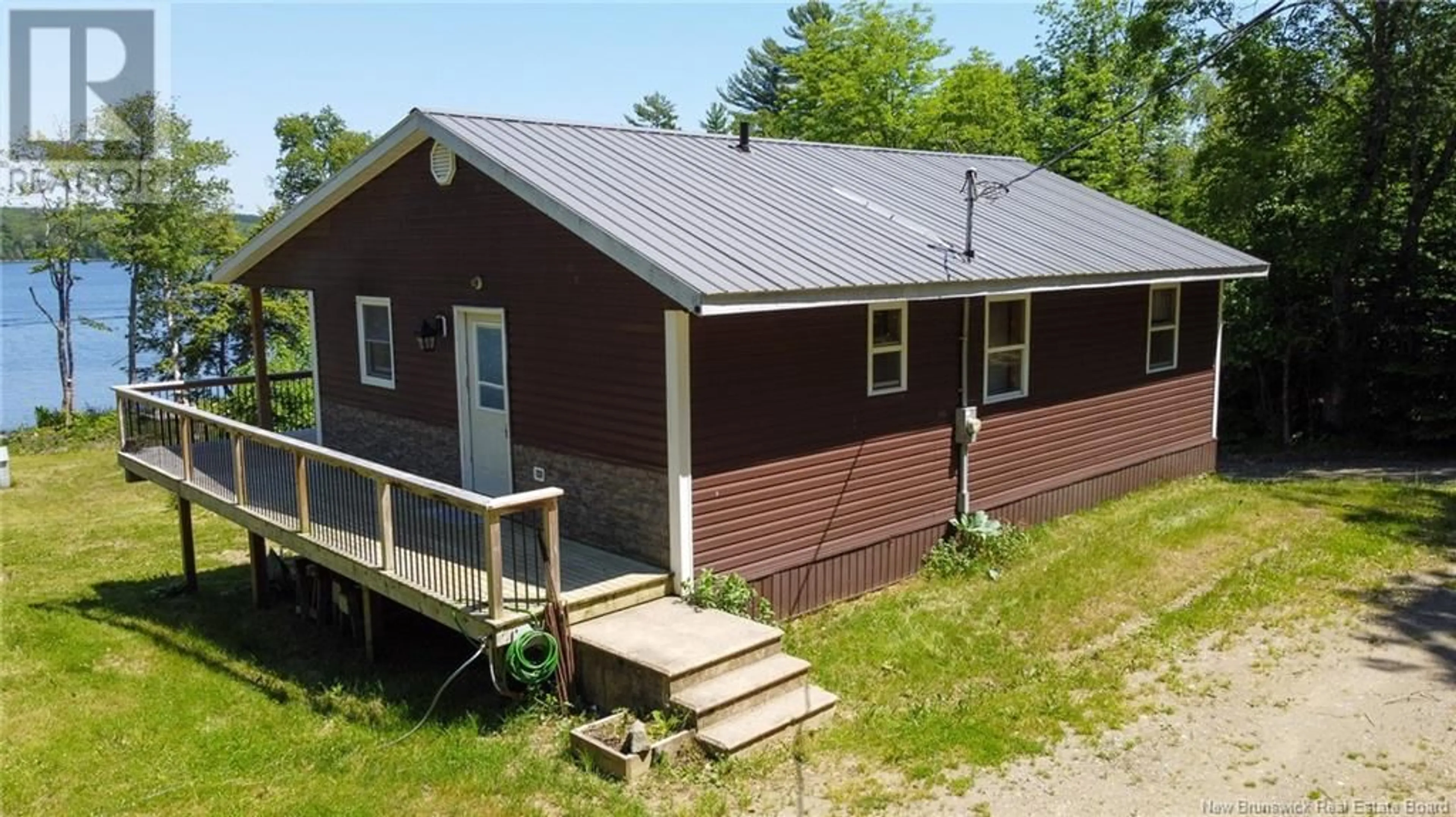 A pic from outside/outdoor area/front of a property/back of a property/a pic from drone, building for Lot - 12-04 TANNA LANE, First Eel Lake New Brunswick E7N2N9