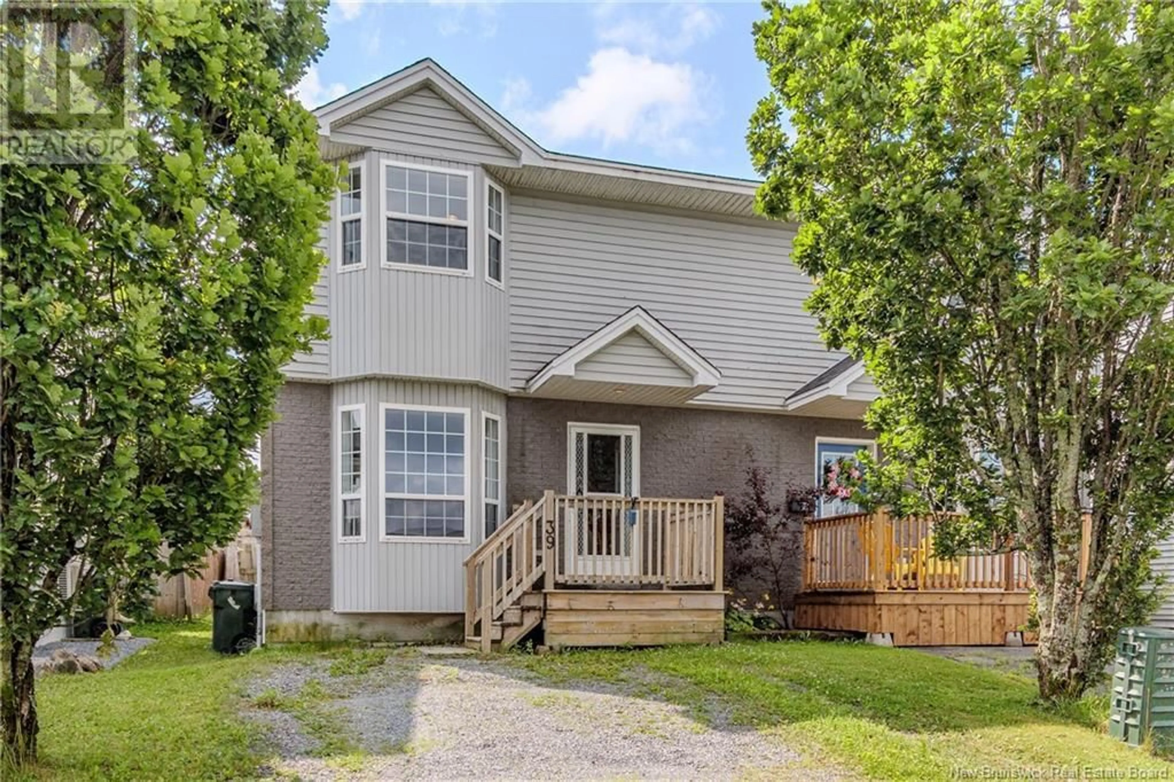 Home with vinyl exterior material, street for 39 BOYANER CRESCENT, Saint John New Brunswick E2E0G7