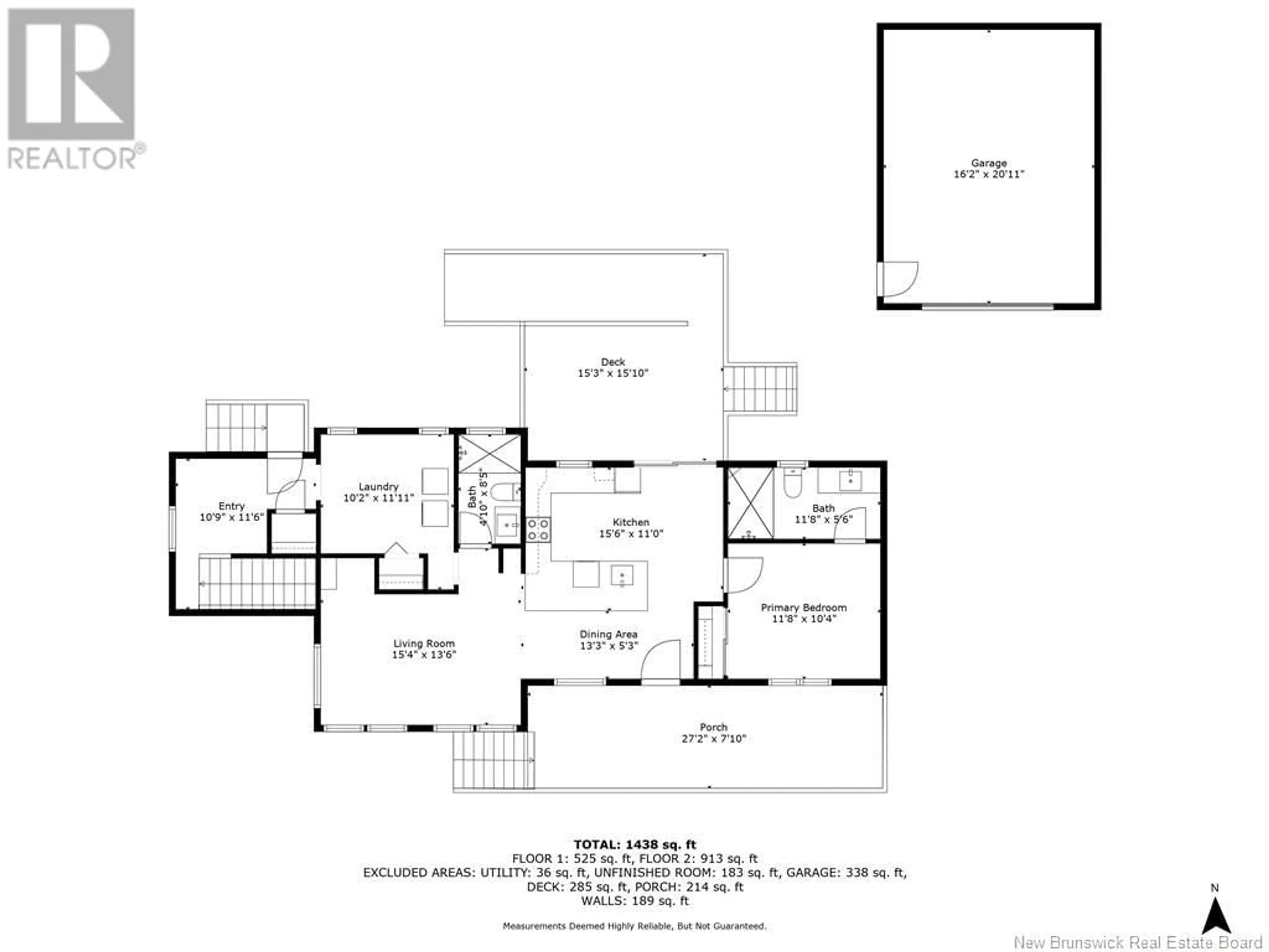 Floor plan for 504 ROUTE 425, Strathadam New Brunswick E1V4G8