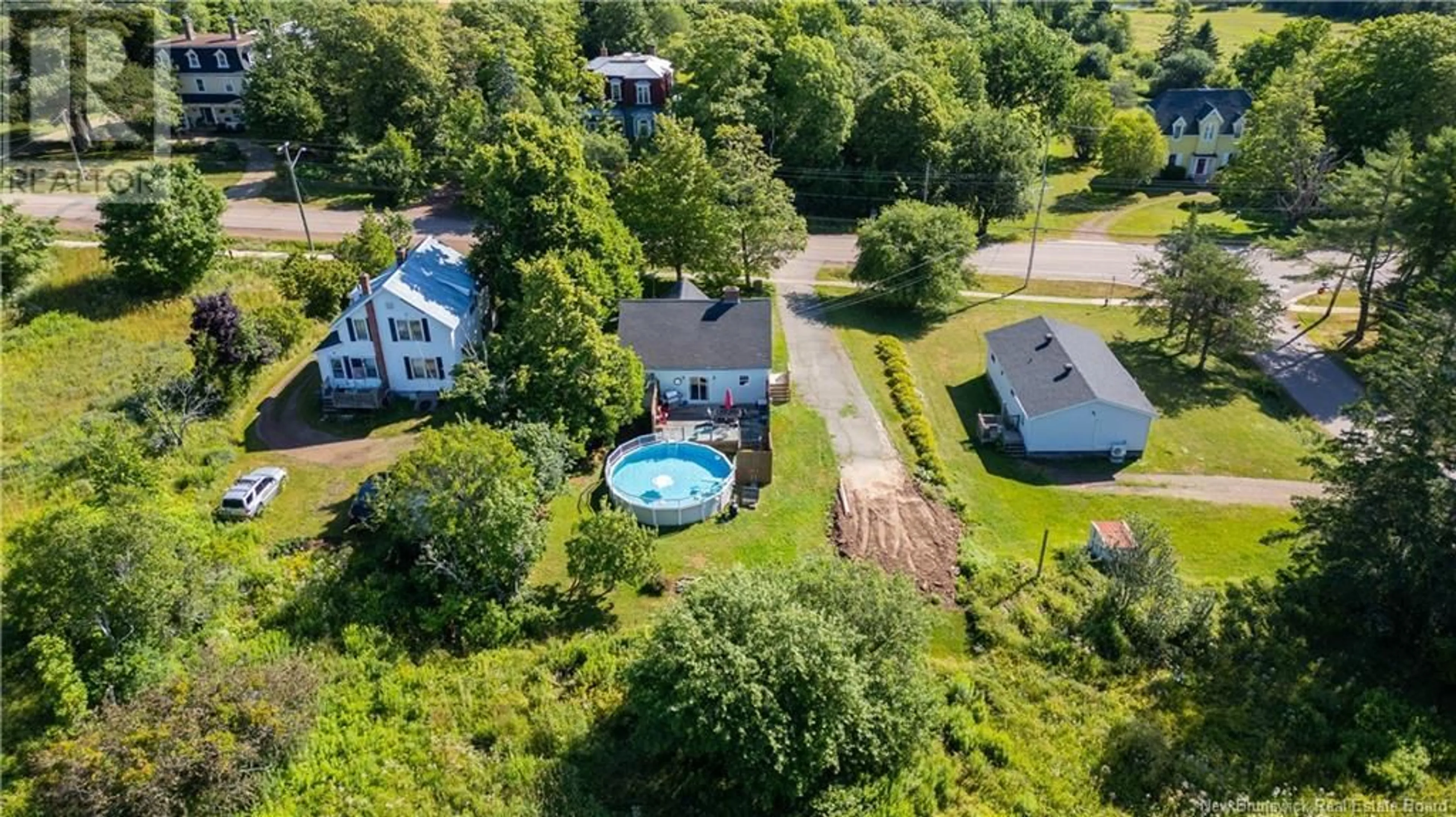 A pic from outside/outdoor area/front of a property/back of a property/a pic from drone, water/lake/river/ocean view for 5017 MAIN STREET, Dorchester New Brunswick E4K2Y6