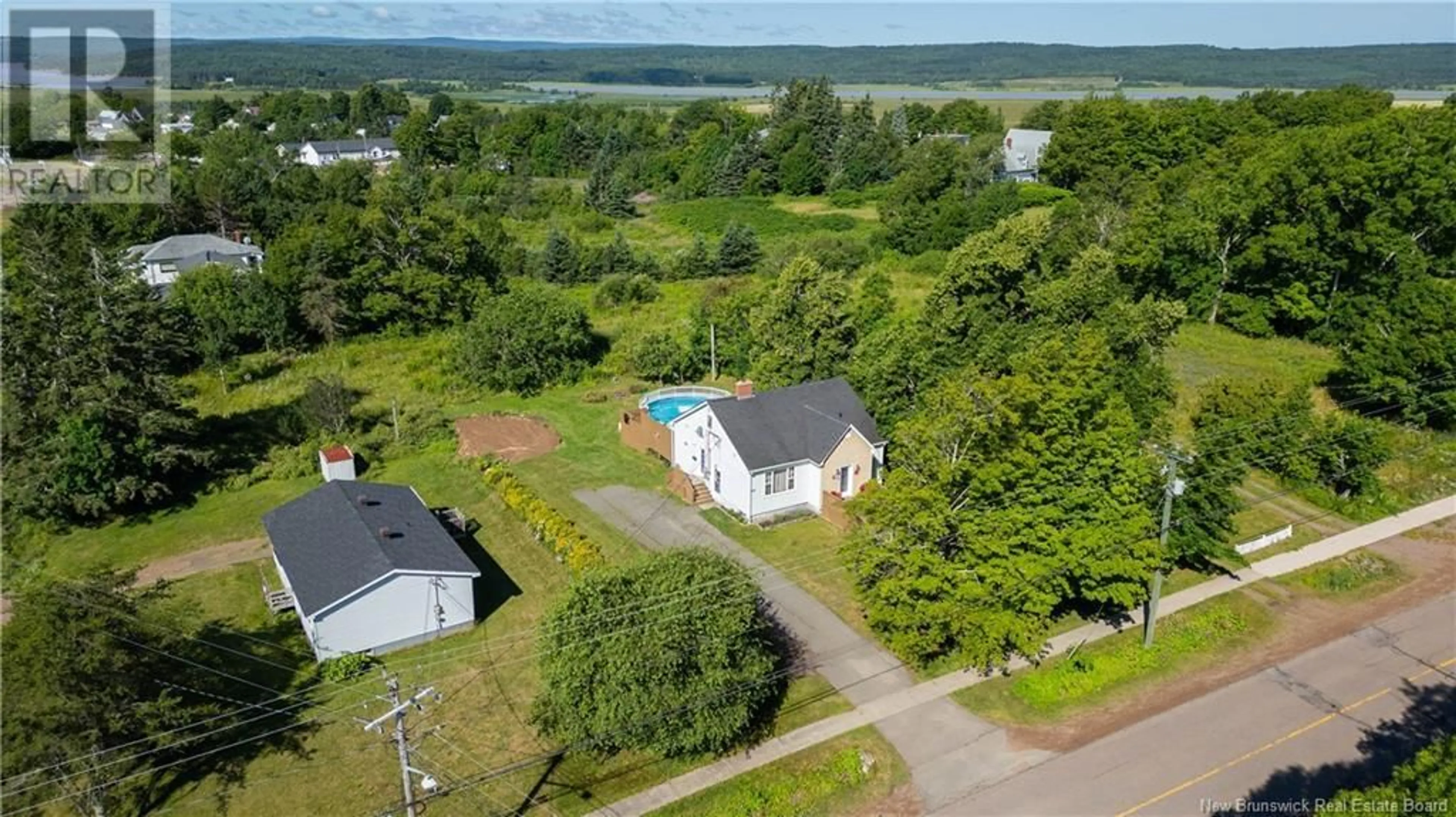 A pic from outside/outdoor area/front of a property/back of a property/a pic from drone, water/lake/river/ocean view for 5017 MAIN STREET, Dorchester New Brunswick E4K2Y6