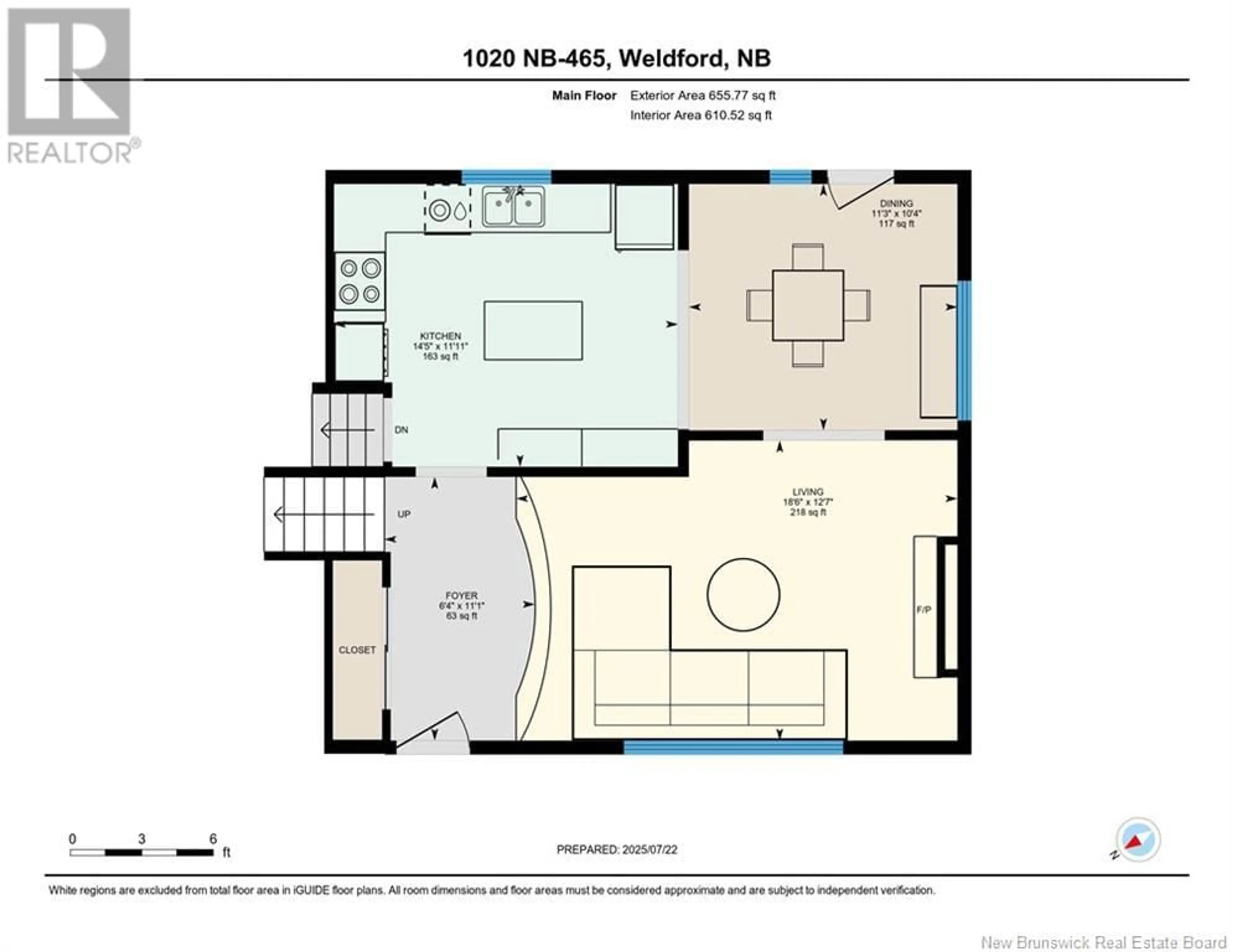 Floor plan for 1020 ROUTE 465, Clairville New Brunswick E4T2L6