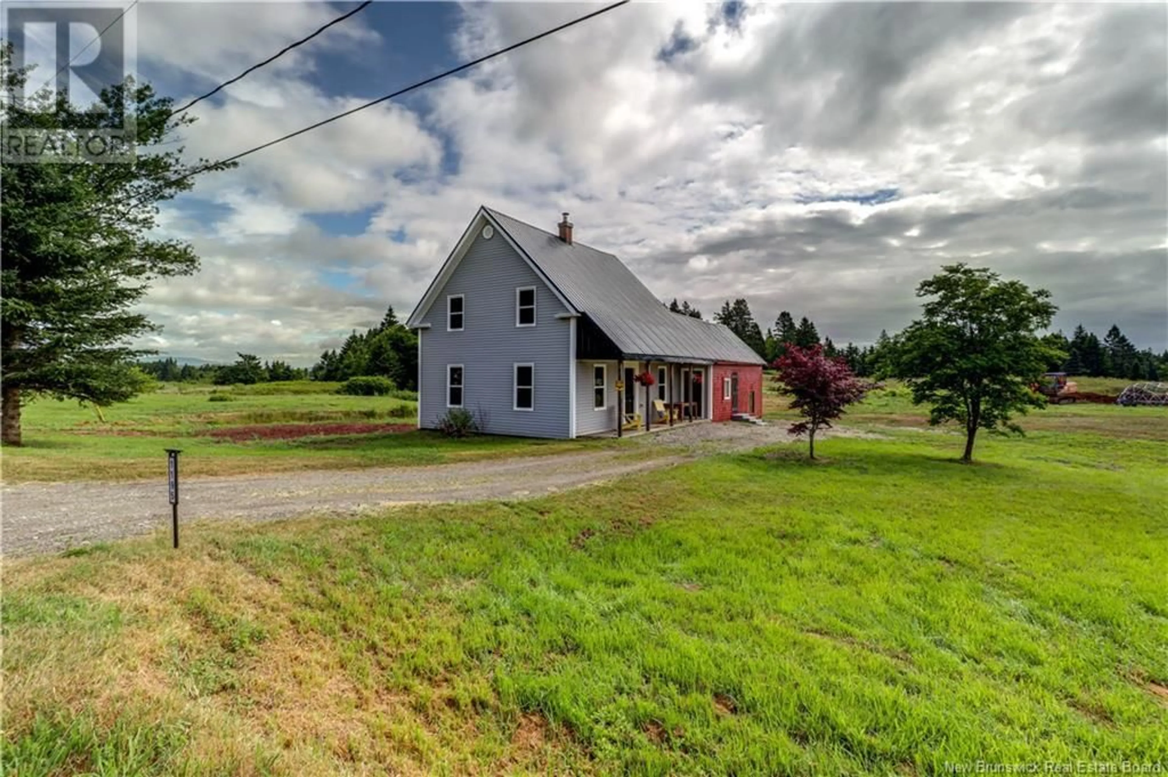 A pic from outside/outdoor area/front of a property/back of a property/a pic from drone, building for 1195 RTE 915, New Horton New Brunswick E4H1W4