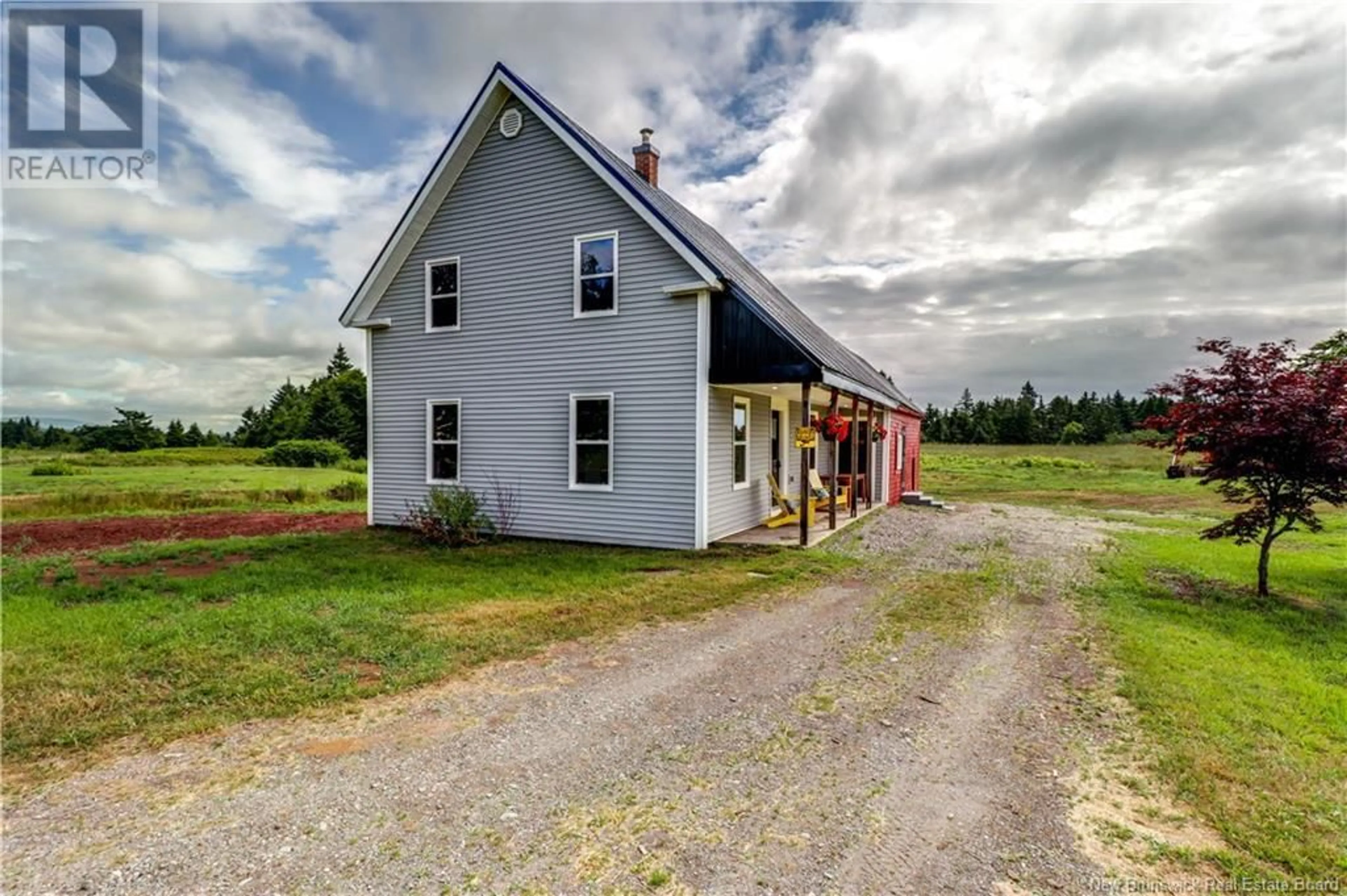 A pic from outside/outdoor area/front of a property/back of a property/a pic from drone, building for 1195 RTE 915, New Horton New Brunswick E4H1W4