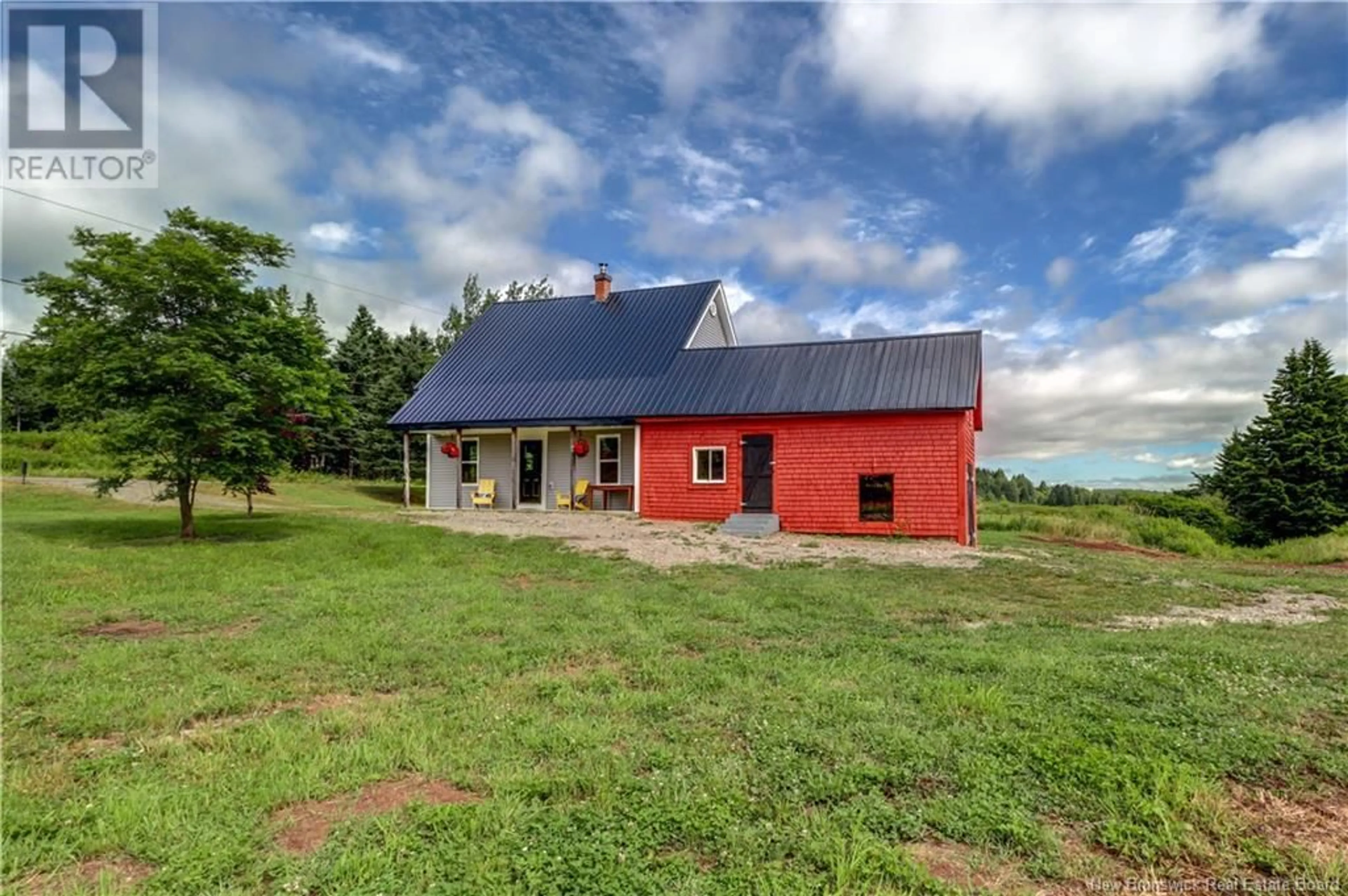 A pic from outside/outdoor area/front of a property/back of a property/a pic from drone, building for 1195 RTE 915, New Horton New Brunswick E4H1W4