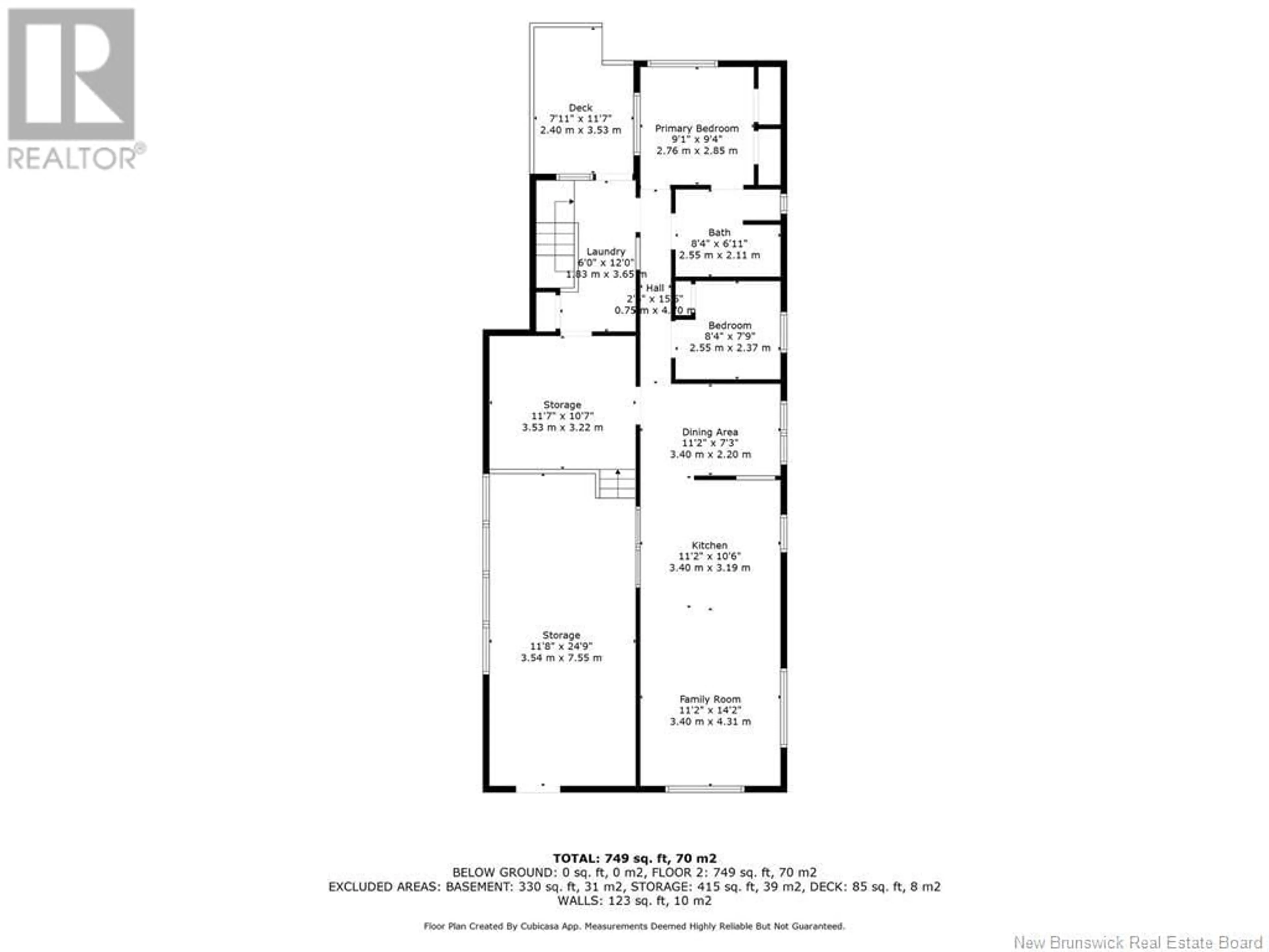 Floor plan for 5 CHURCH STREET, Campbellton New Brunswick E3N1R6