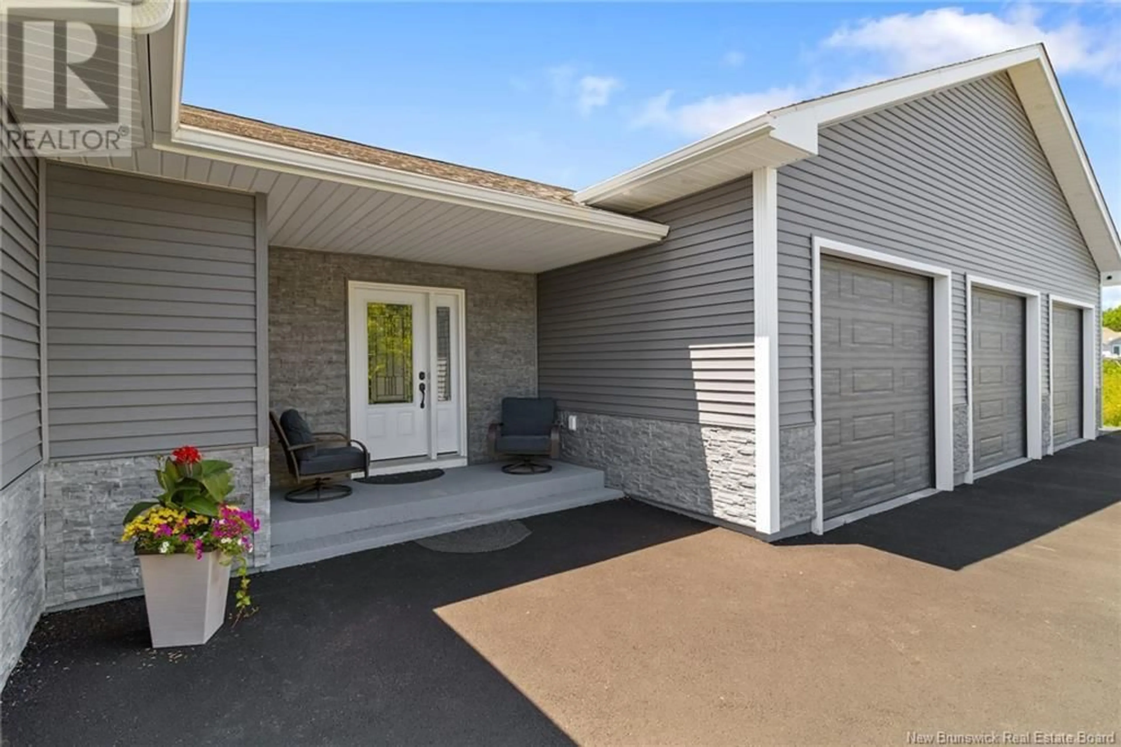 Home with vinyl exterior material, street for 15 CLARK CRESCENT, Nackawic New Brunswick E6G2N8