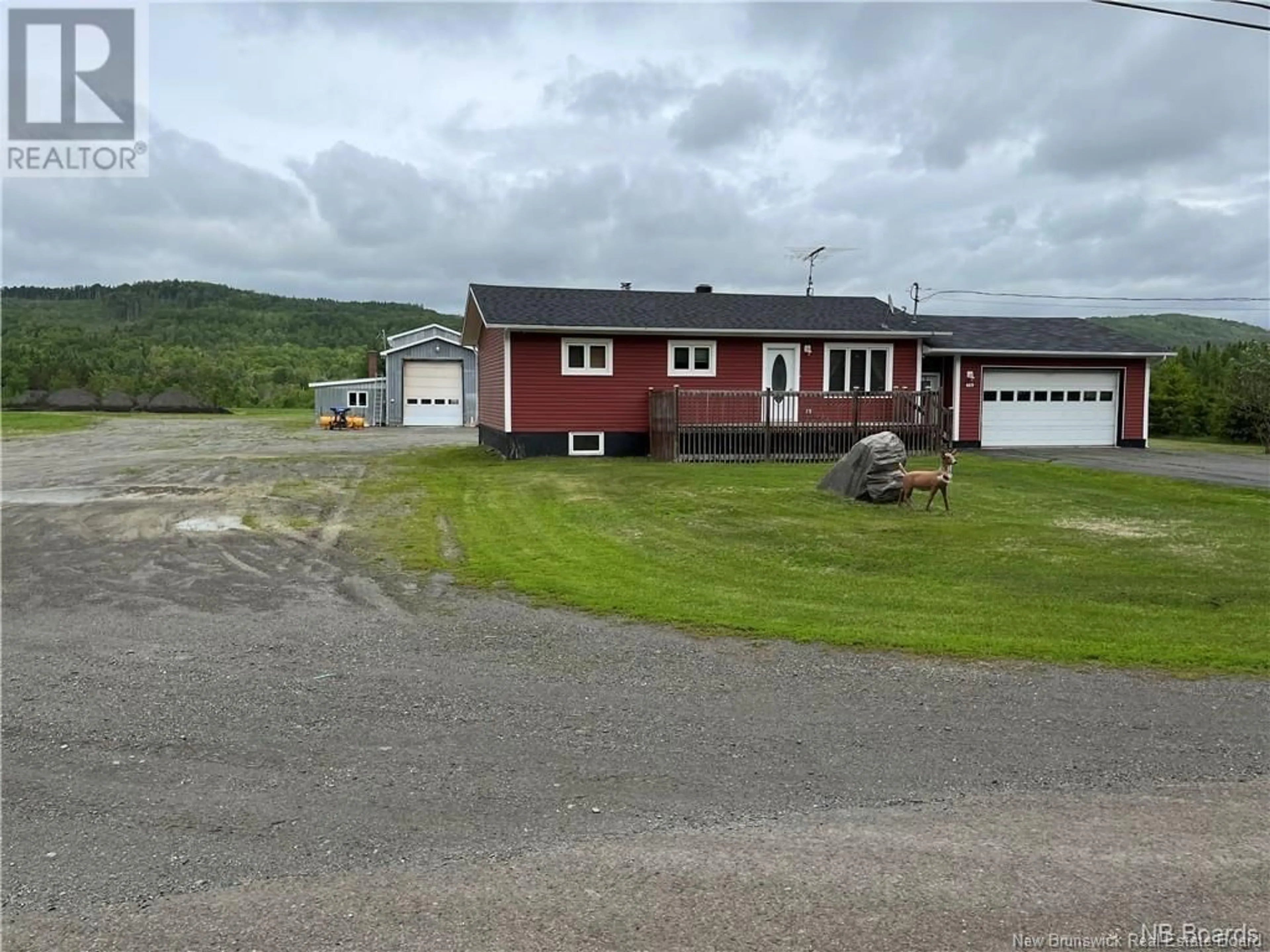 A pic from outside/outdoor area/front of a property/back of a property/a pic from drone, unknown for 469 JOSEPH MORNEAULT ROAD, Baker Brook New Brunswick E7A1W3