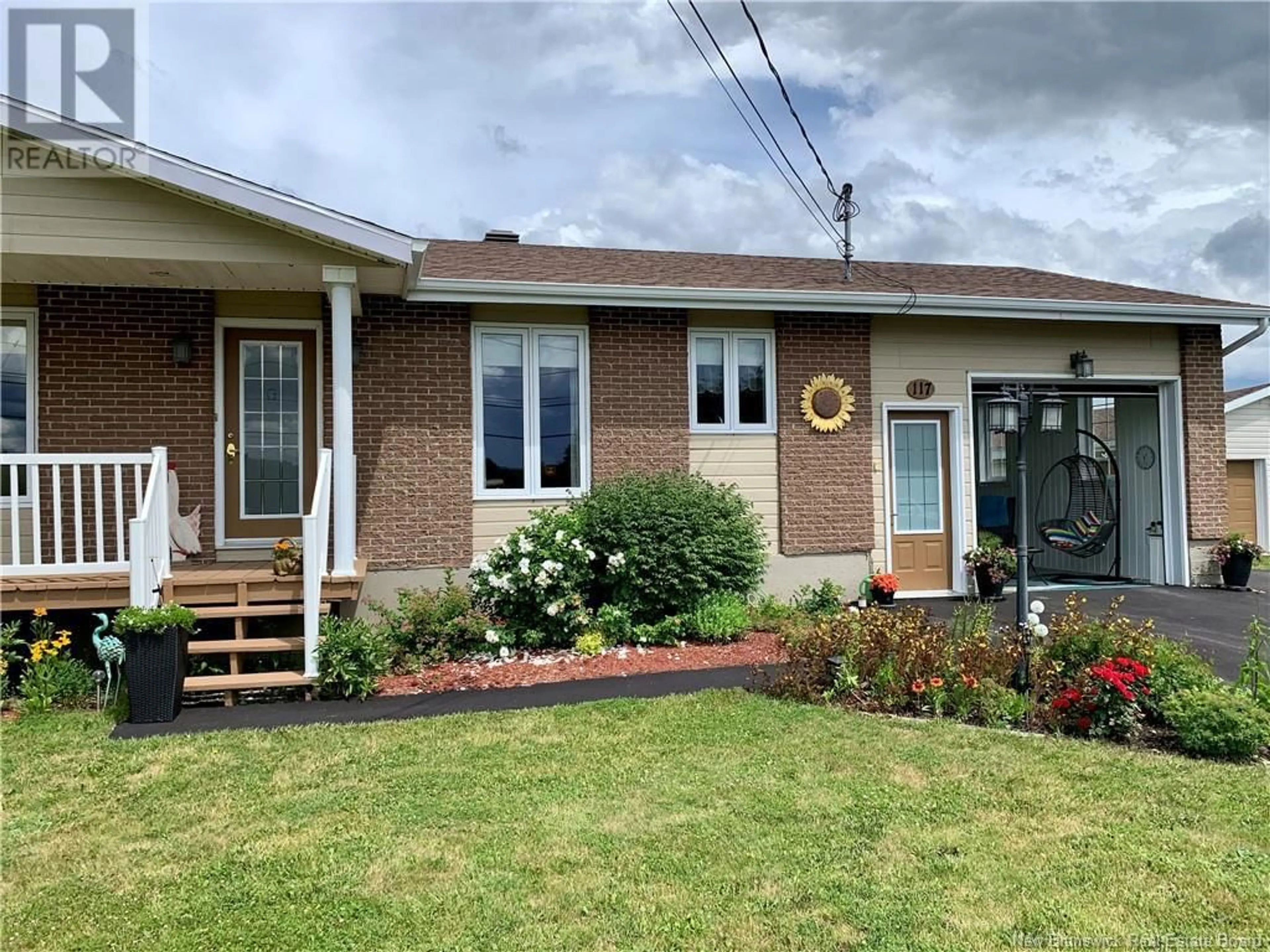 Home with brick exterior material, street for 117 MOUNTAIN BROOK, Charlo New Brunswick E8E2N4