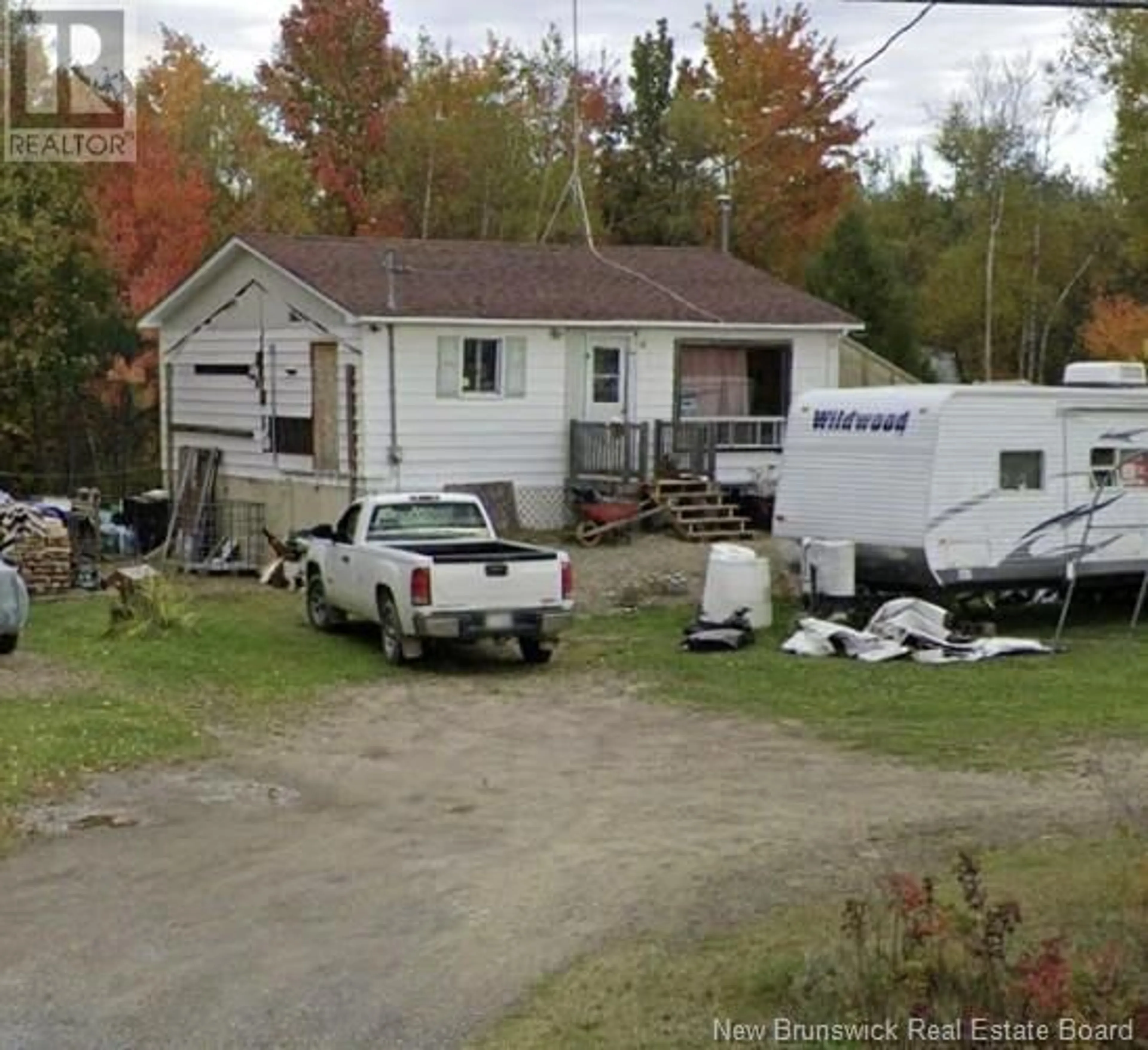 A pic from outside/outdoor area/front of a property/back of a property/a pic from drone, street for 10733 ROUTE 126, Acadie Siding New Brunswick E4Y2K9