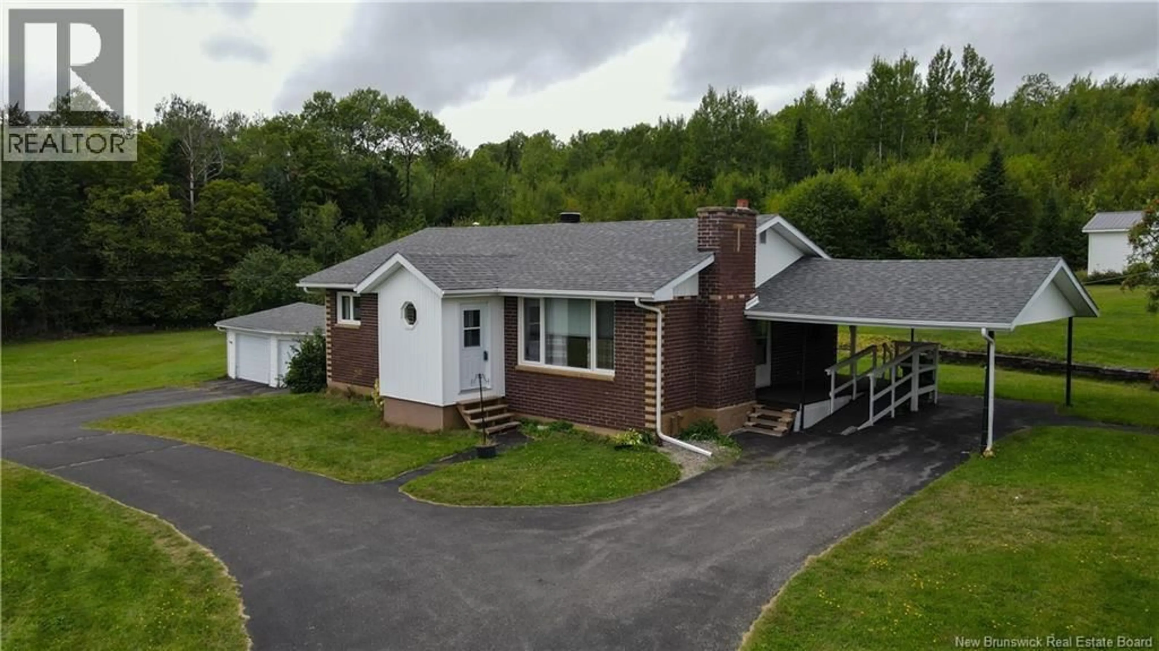 A pic from outside/outdoor area/front of a property/back of a property/a pic from drone, unknown for 13573 105 ROUTE, Tilley New Brunswick E7H4A1