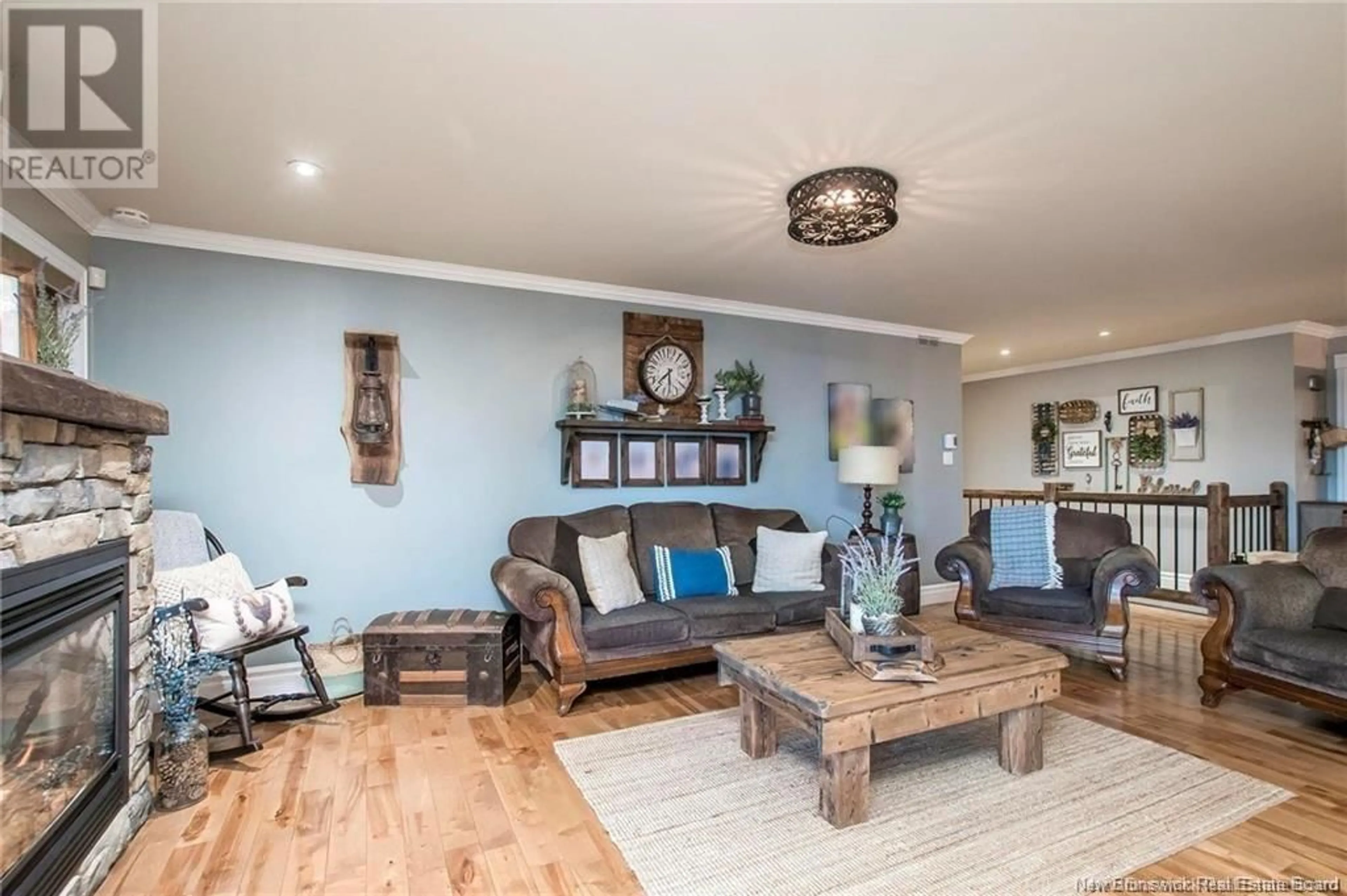 Living room with furniture, wood/laminate floor for 180 LEBLANC AVENUE, Shediac New Brunswick E4P1Y8