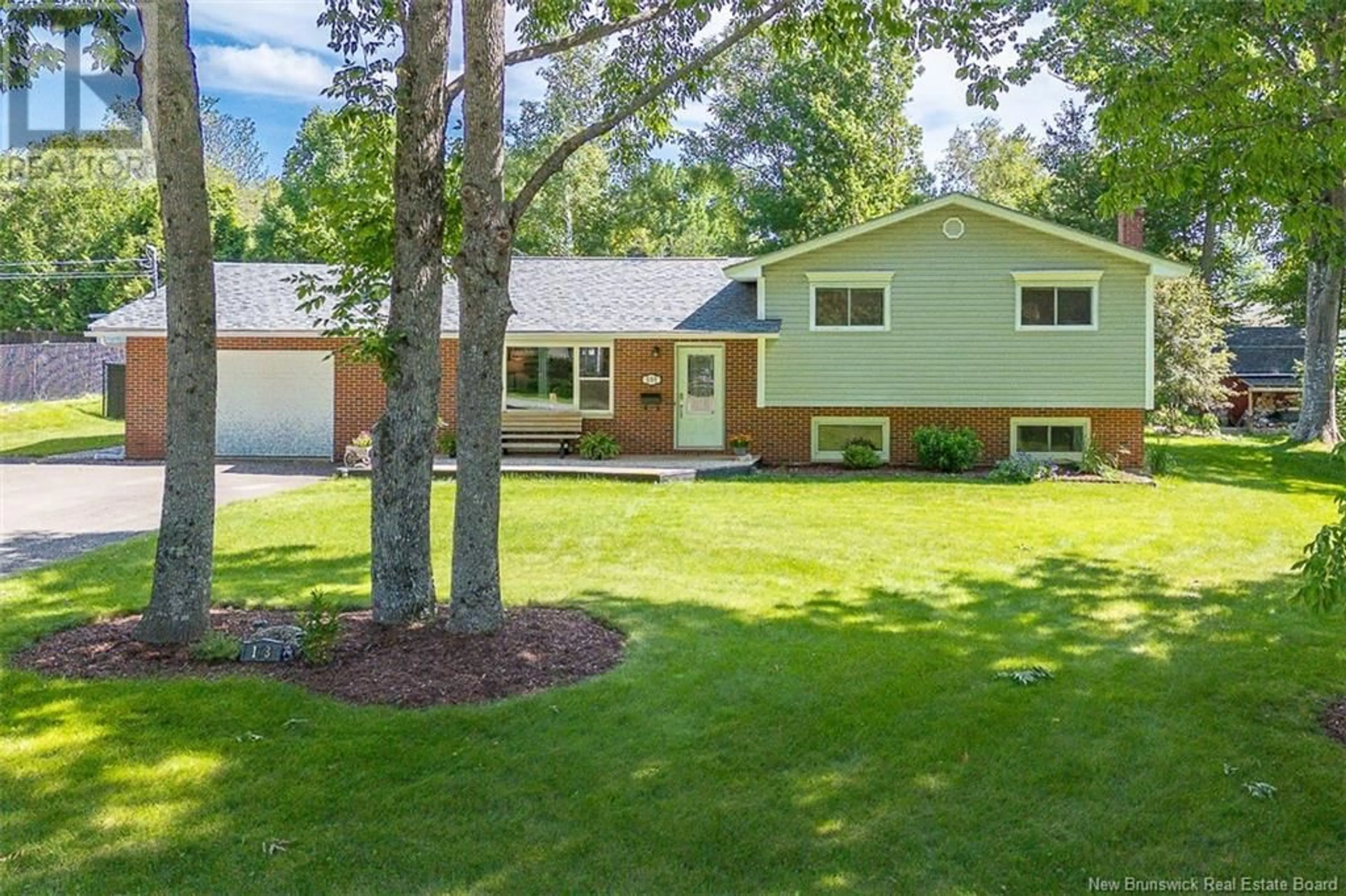 Home with vinyl exterior material, street for 153 SHAW LANE, New Maryland New Brunswick E3C1J1