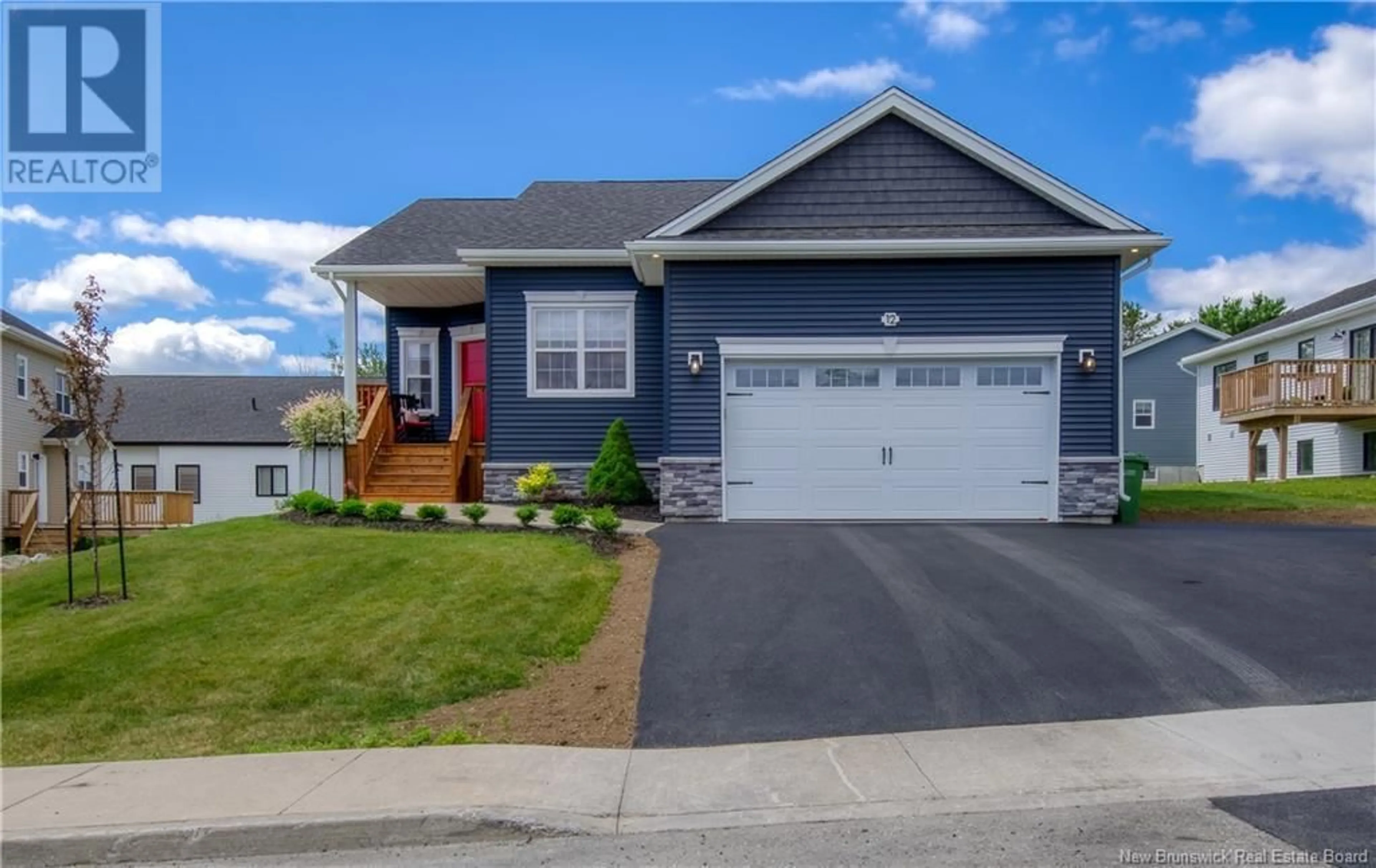 Home with vinyl exterior material, street for 12 VICTORIA CRESCENT, Rothesay New Brunswick E2E0X3