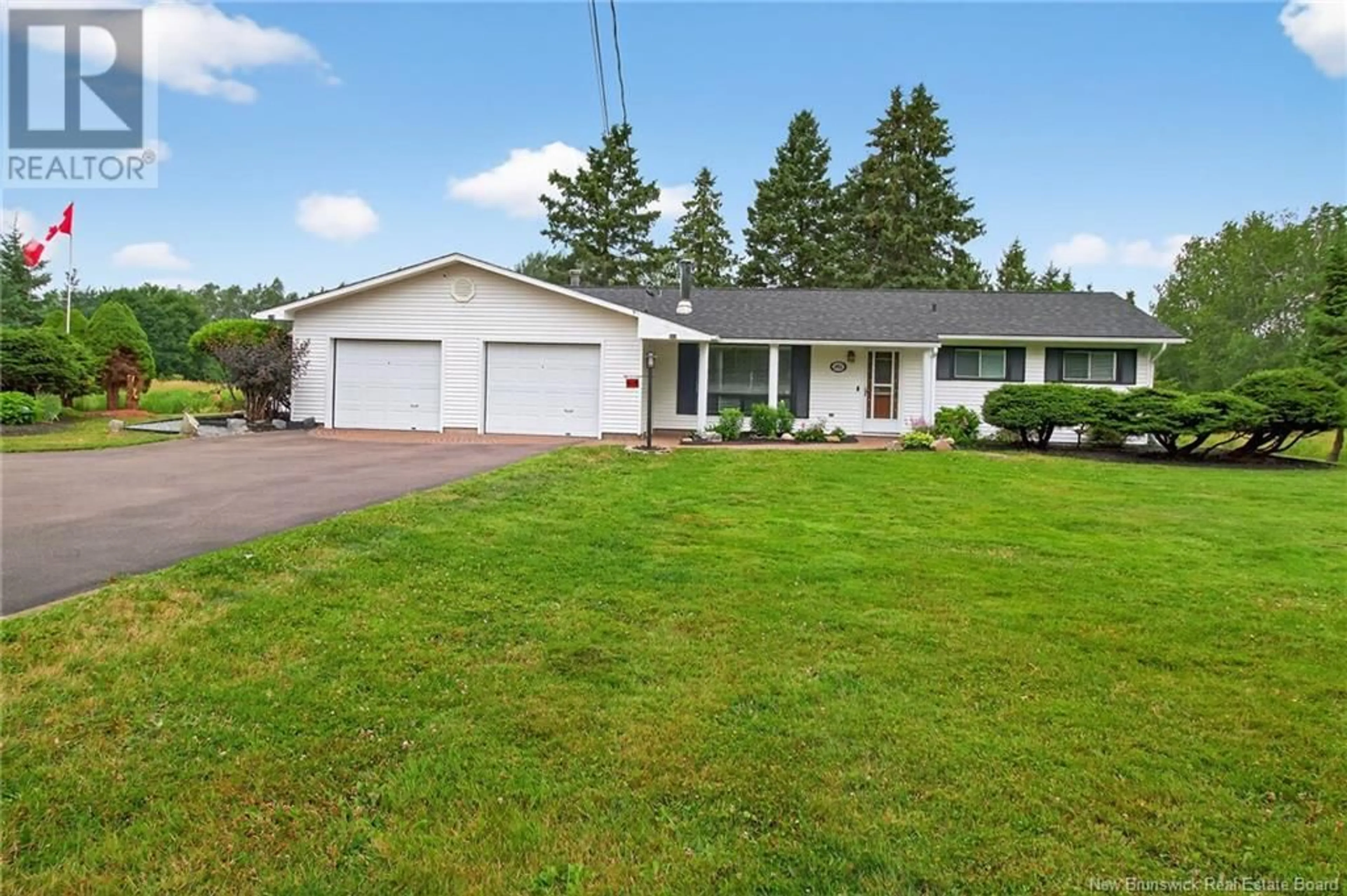 Home with vinyl exterior material, street for 1925 ROUTE 134, Lakeville New Brunswick E1H1A6